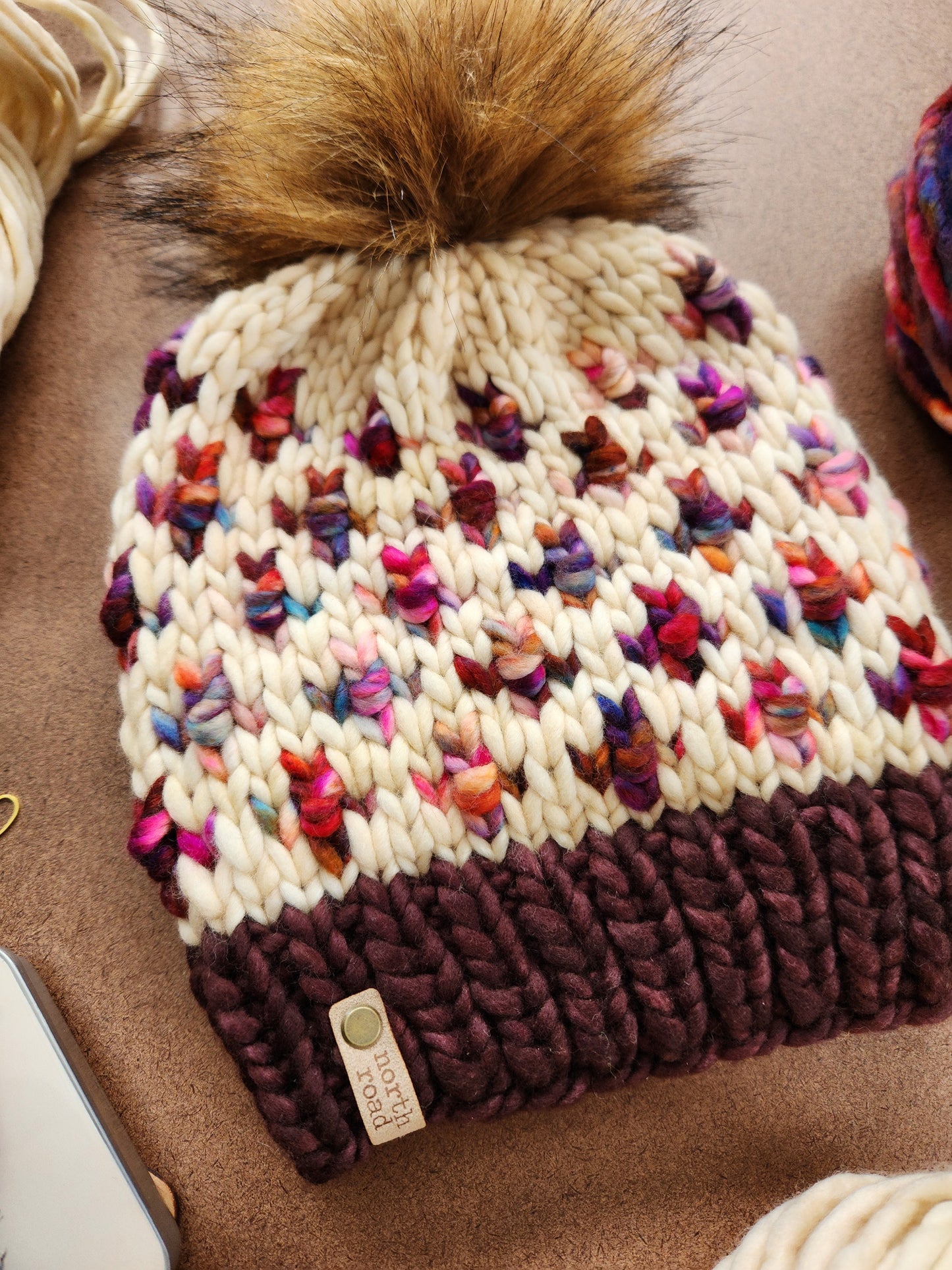 Merino Wool Pom Hat