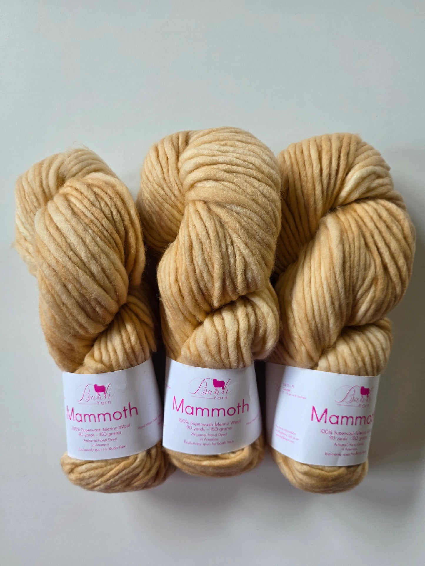 Baah Yarn | Mammoth | Champagne
