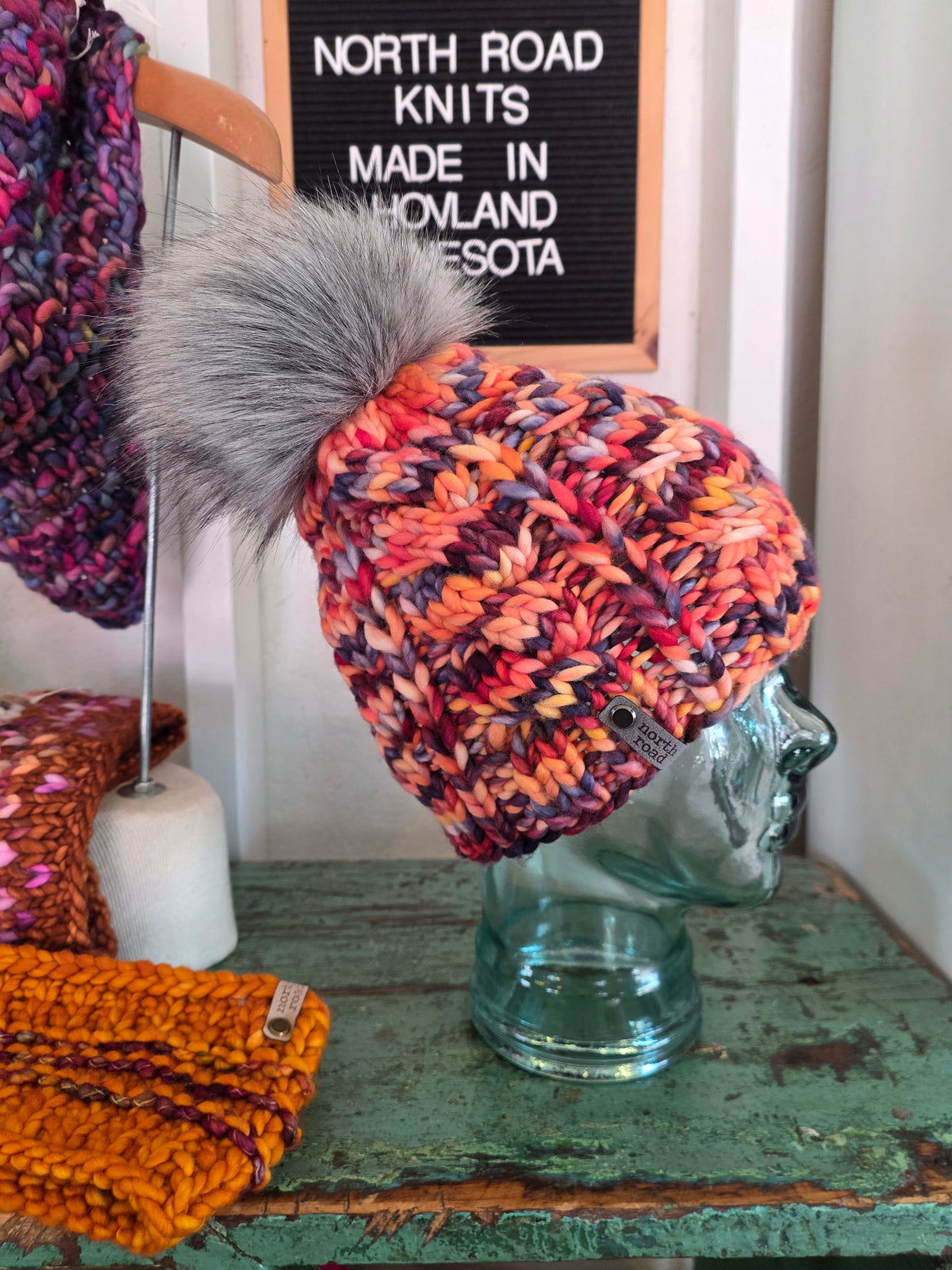 Merino Wool Pom Hat