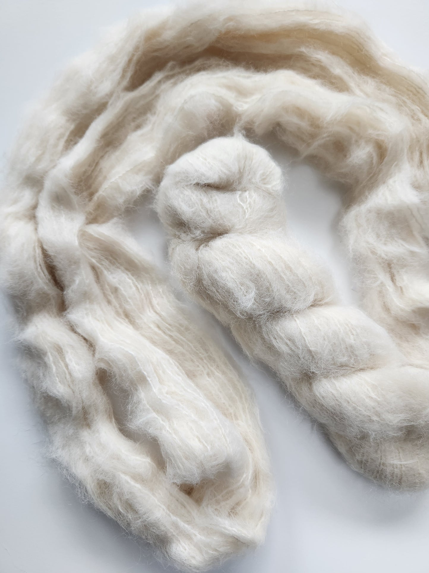 Blue Sky Fibers | Brushed Suri | No. 900 Whipped Cream