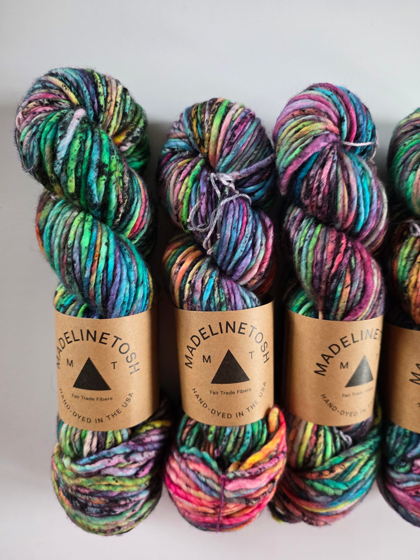 Madelinetosh Yarn | A.S.A.P. | Electric Rainbow