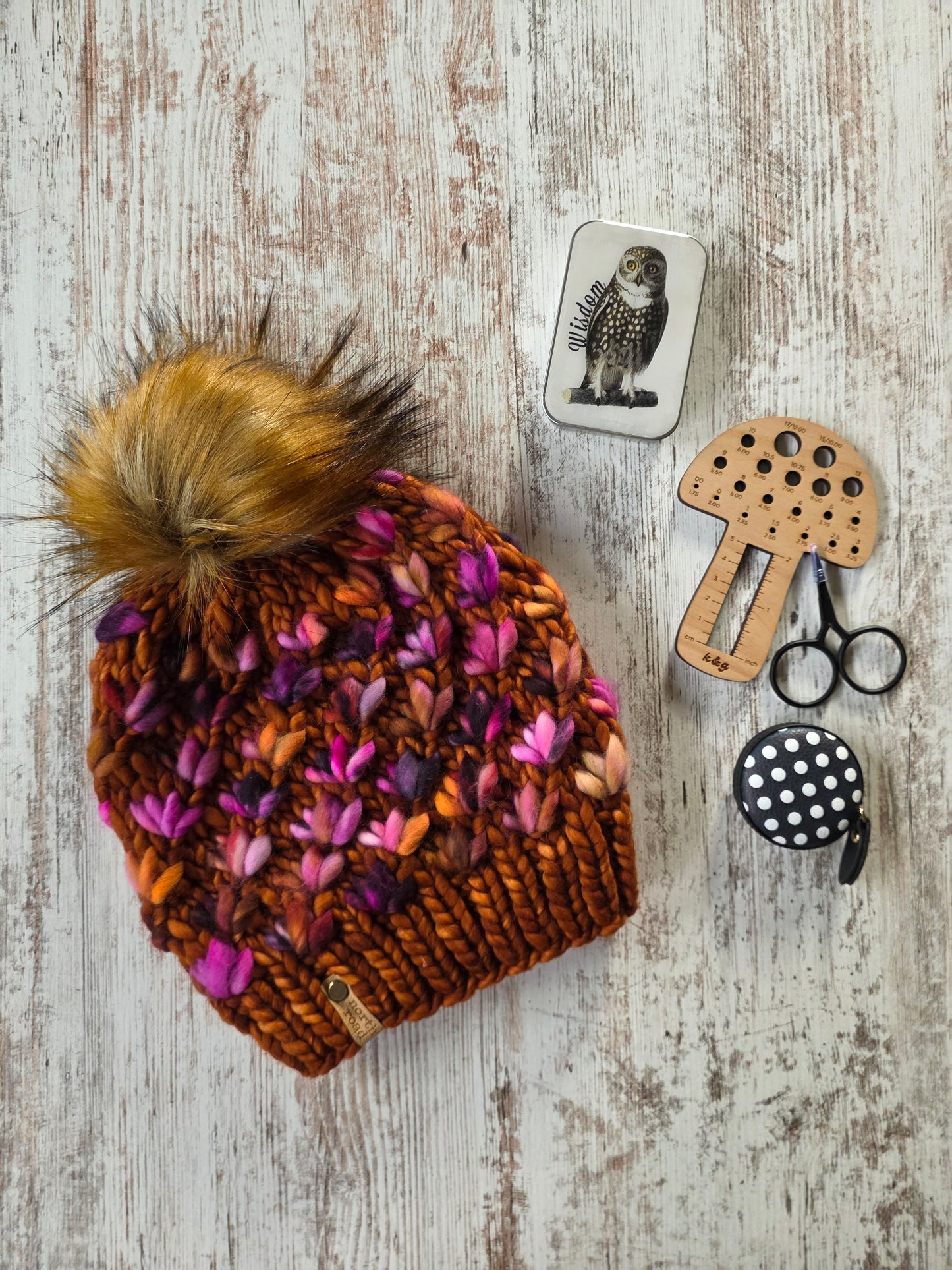 Merino Wool Pom Hat