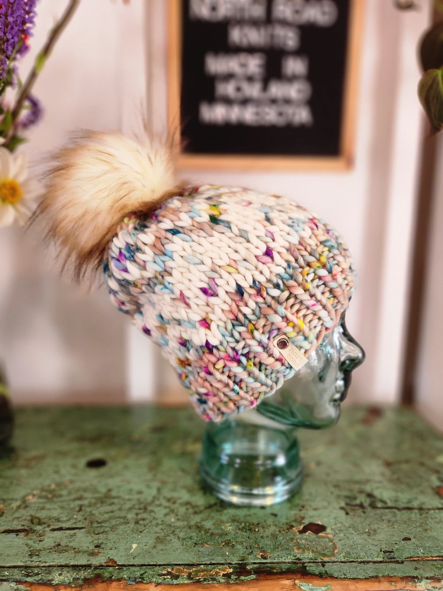 Merino Wool Pom Hat