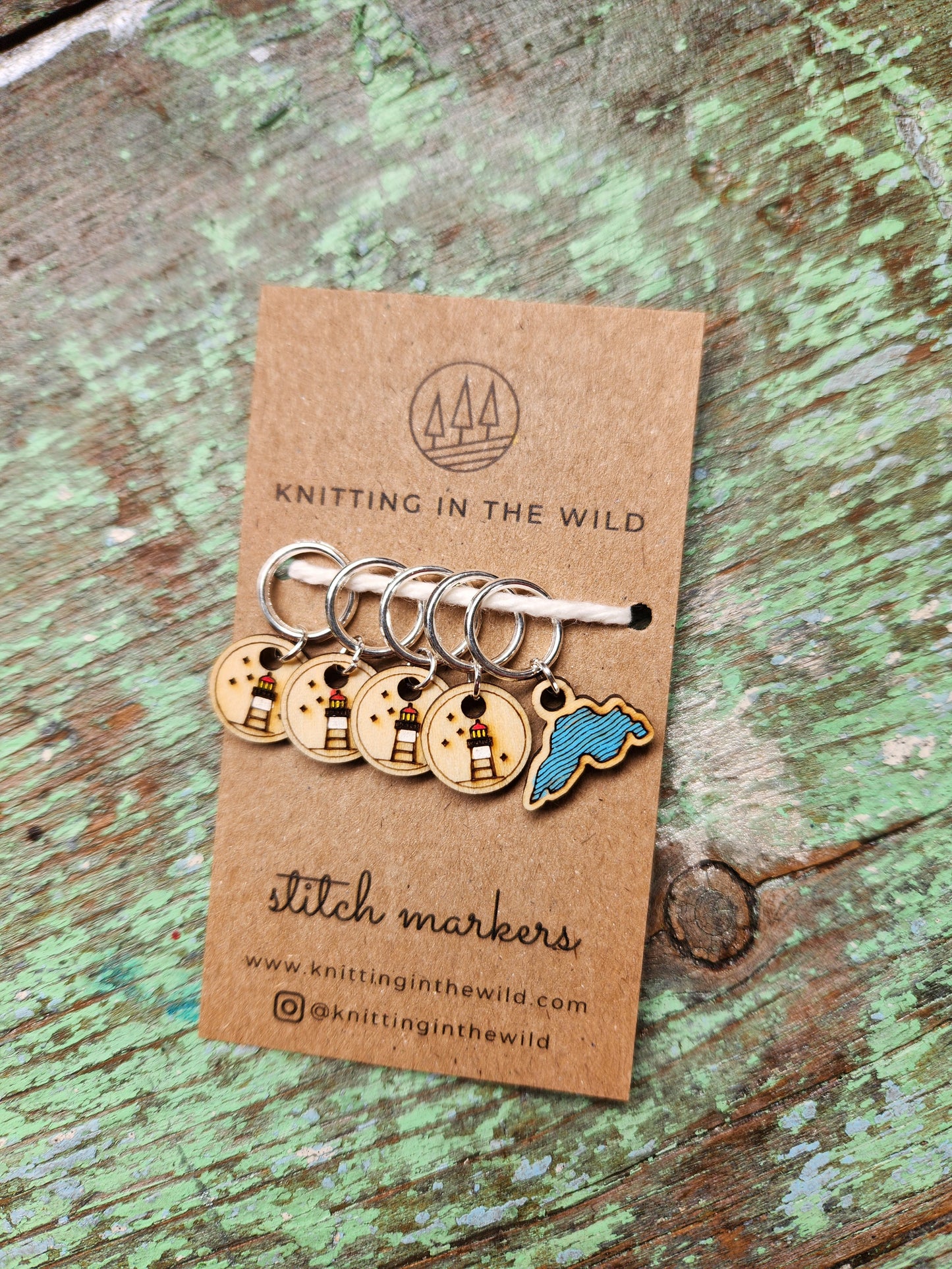 The Big Lake Stitch Marker Set