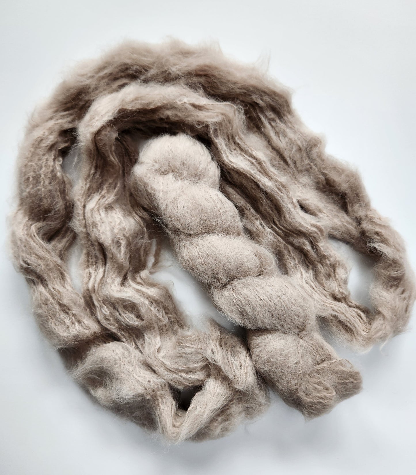 Blue Sky Fibers | Brushed Suri | No. 906 Toasted Marshmallow