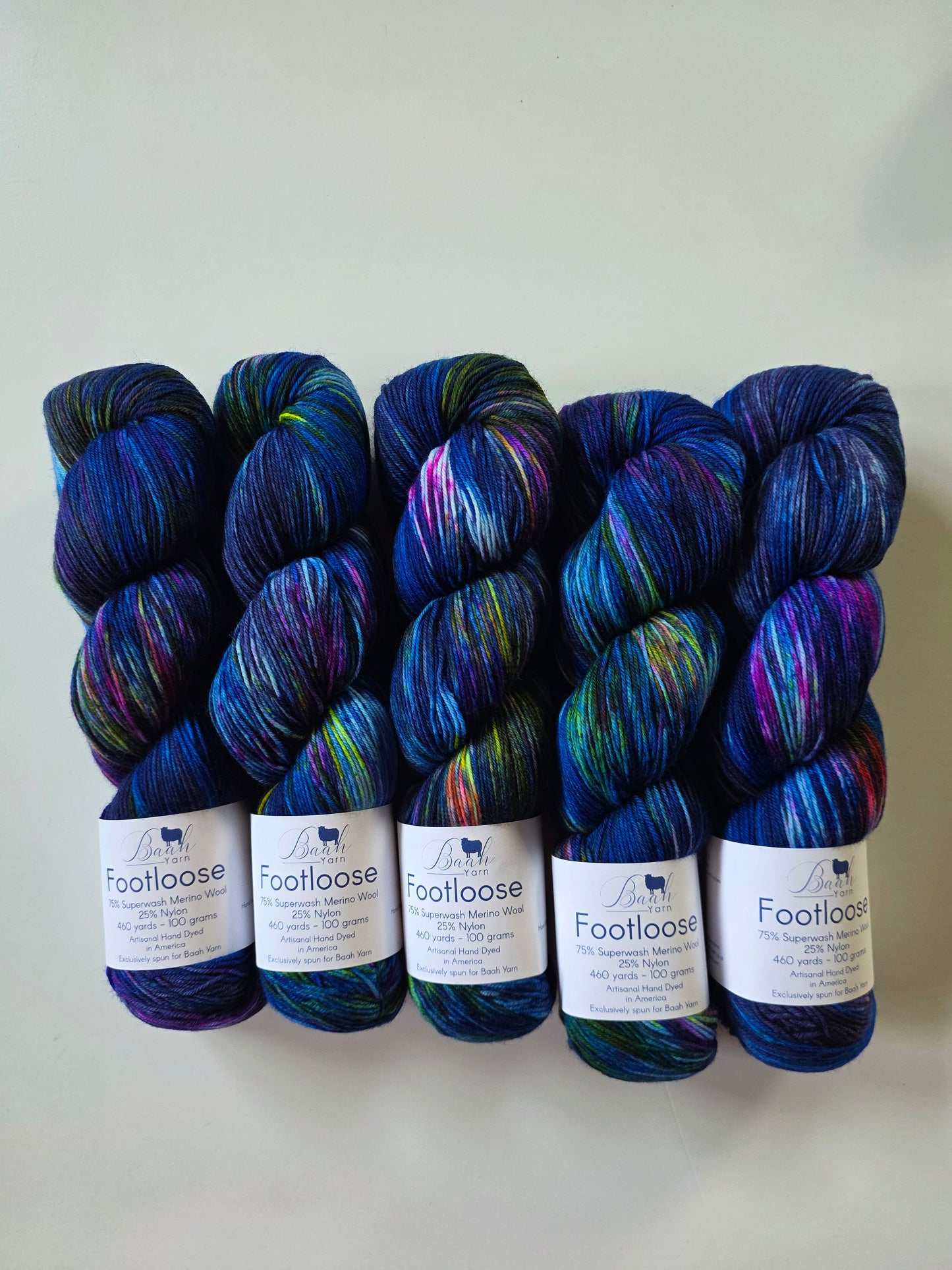 Exclusive Baah Yarn | Footloose (Sock) | Aurora Borealis