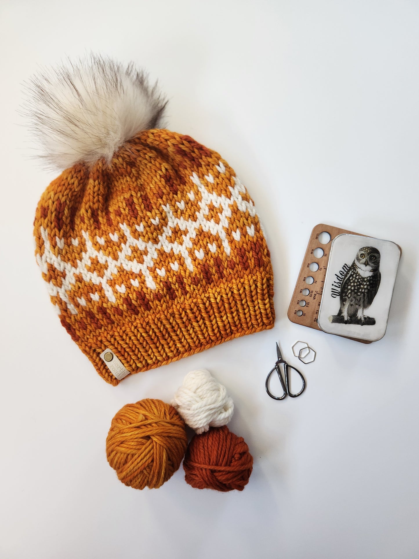 Merino Wool Pom Hat