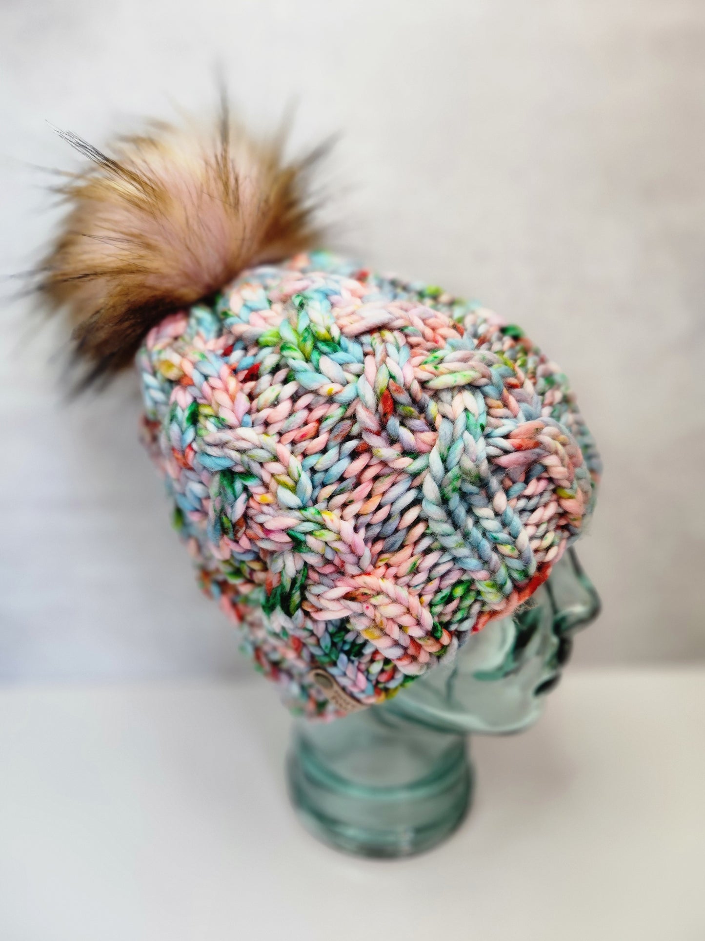 Merino Wool Pom Hat