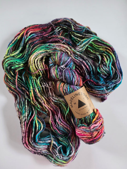 Madelinetosh Yarn | A.S.A.P. | Electric Rainbow
