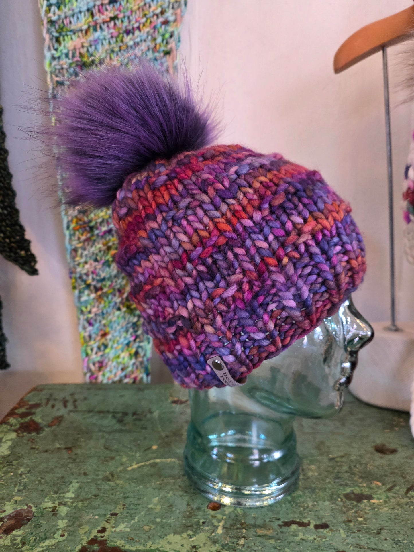 Merino Wool Pom Hat