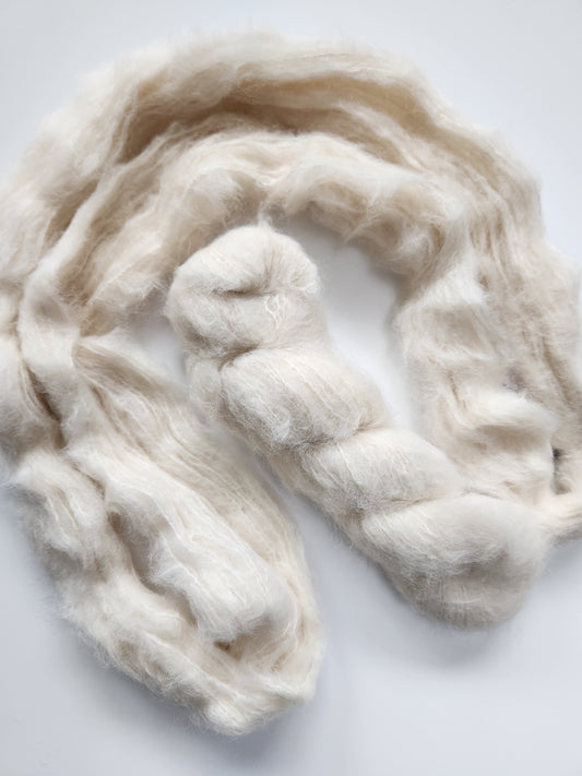 Blue Sky Fibers | Brushed Suri | No. 900 Whipped Cream