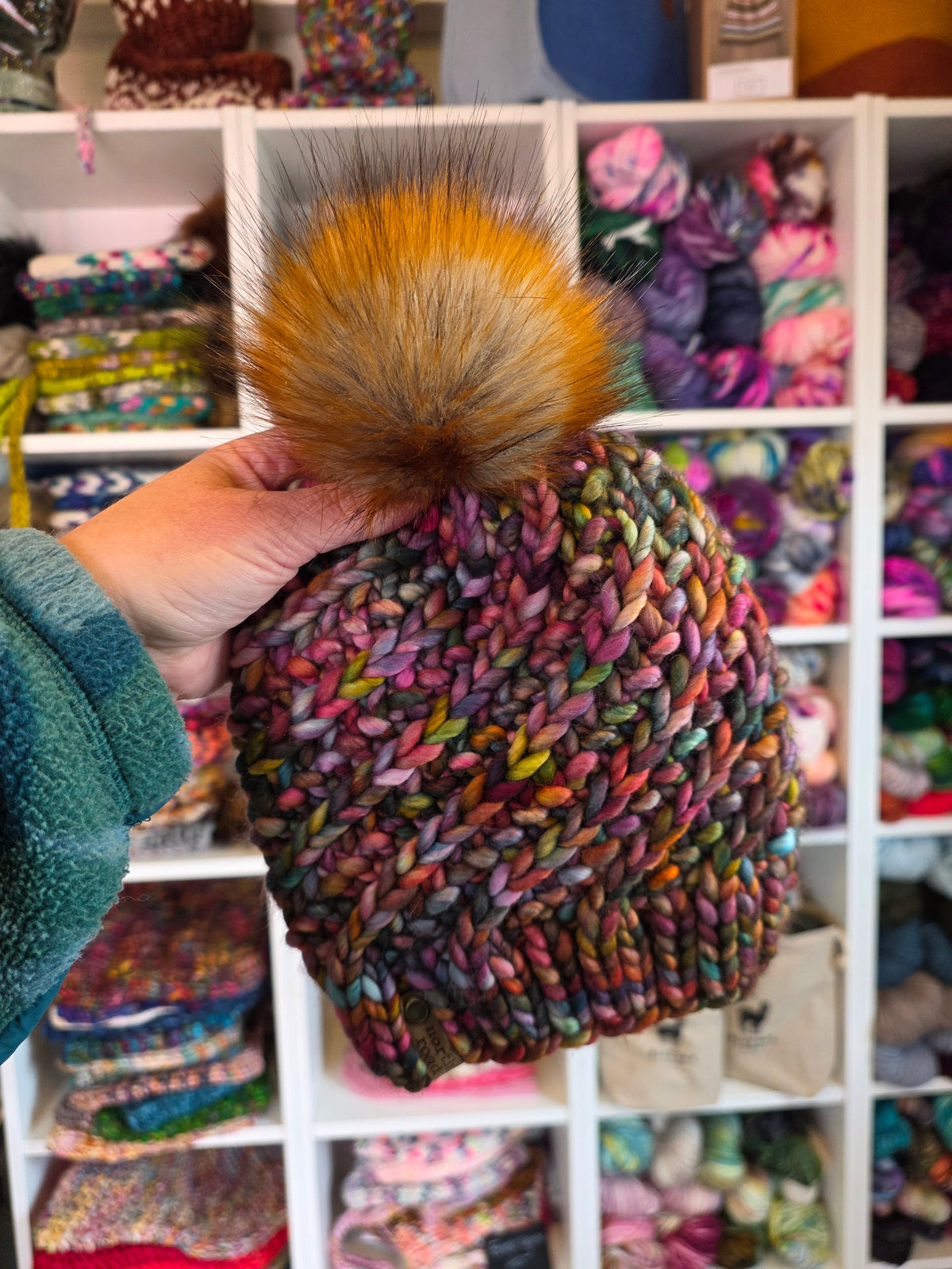 Merino Wool Pom Hat
