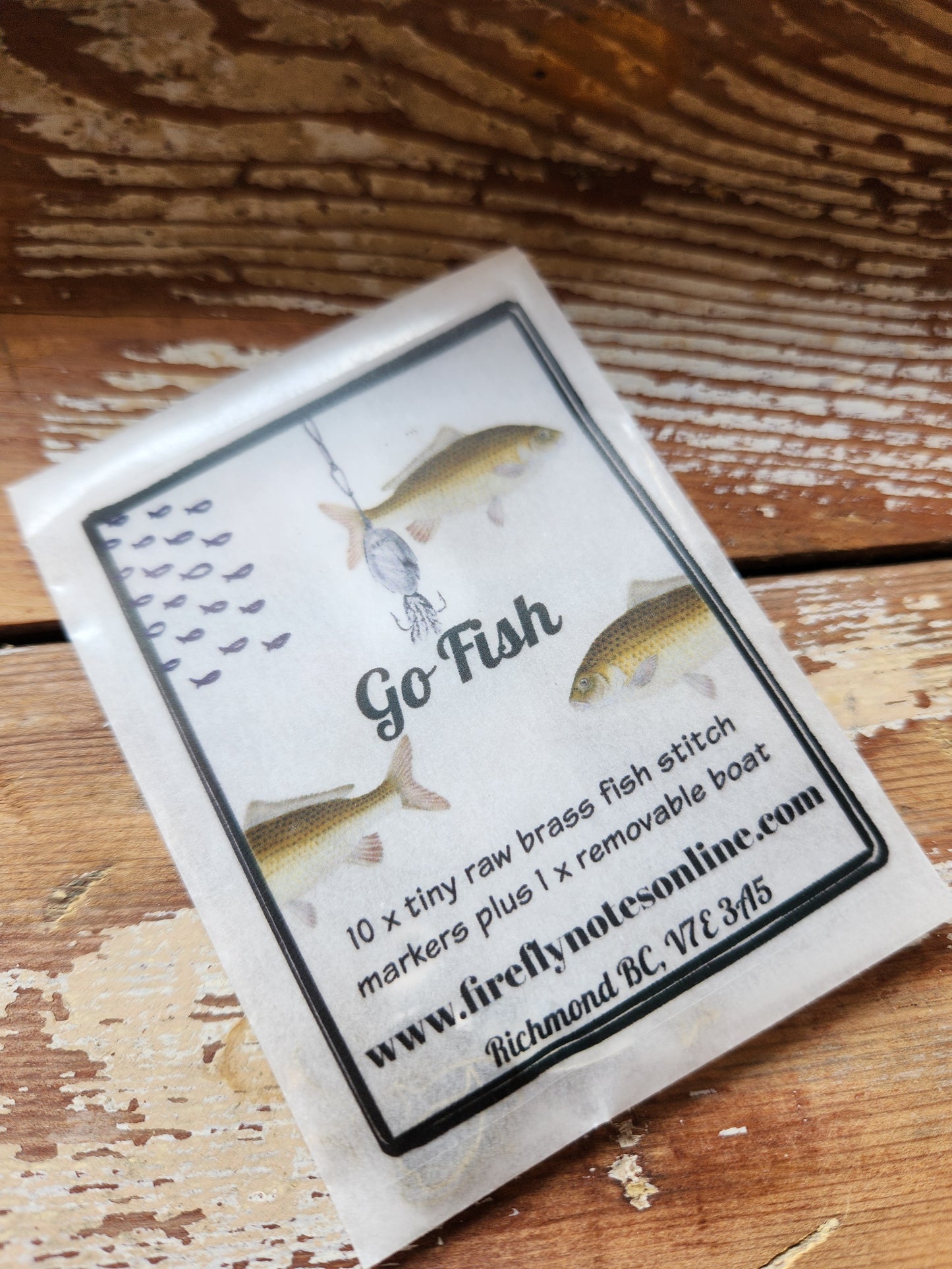 Go Fish Stitch Markers Set of 10