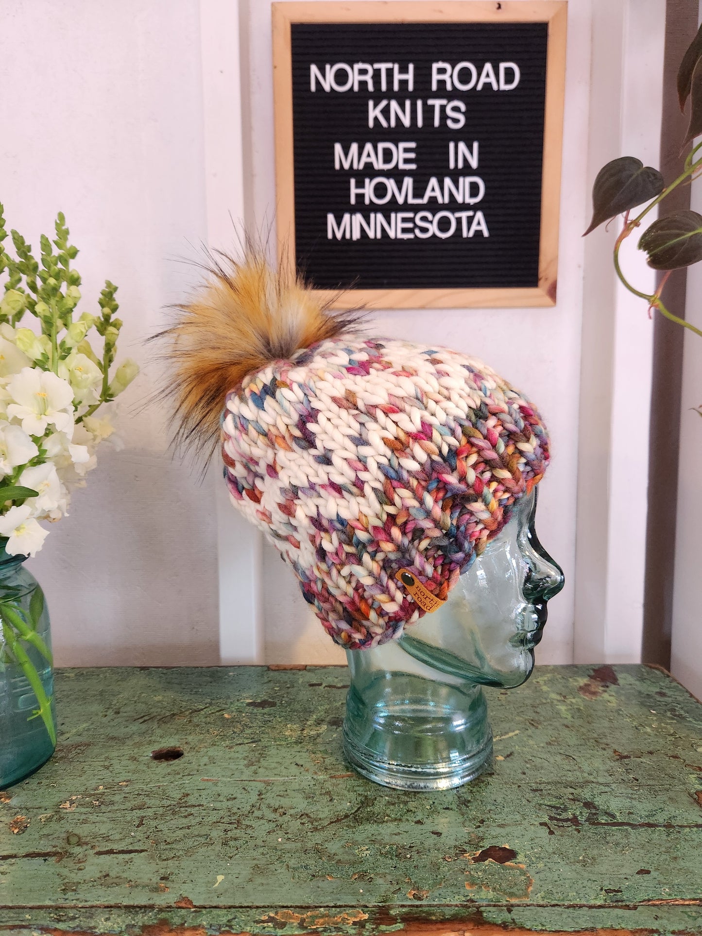 Merino Wool Pom Hat