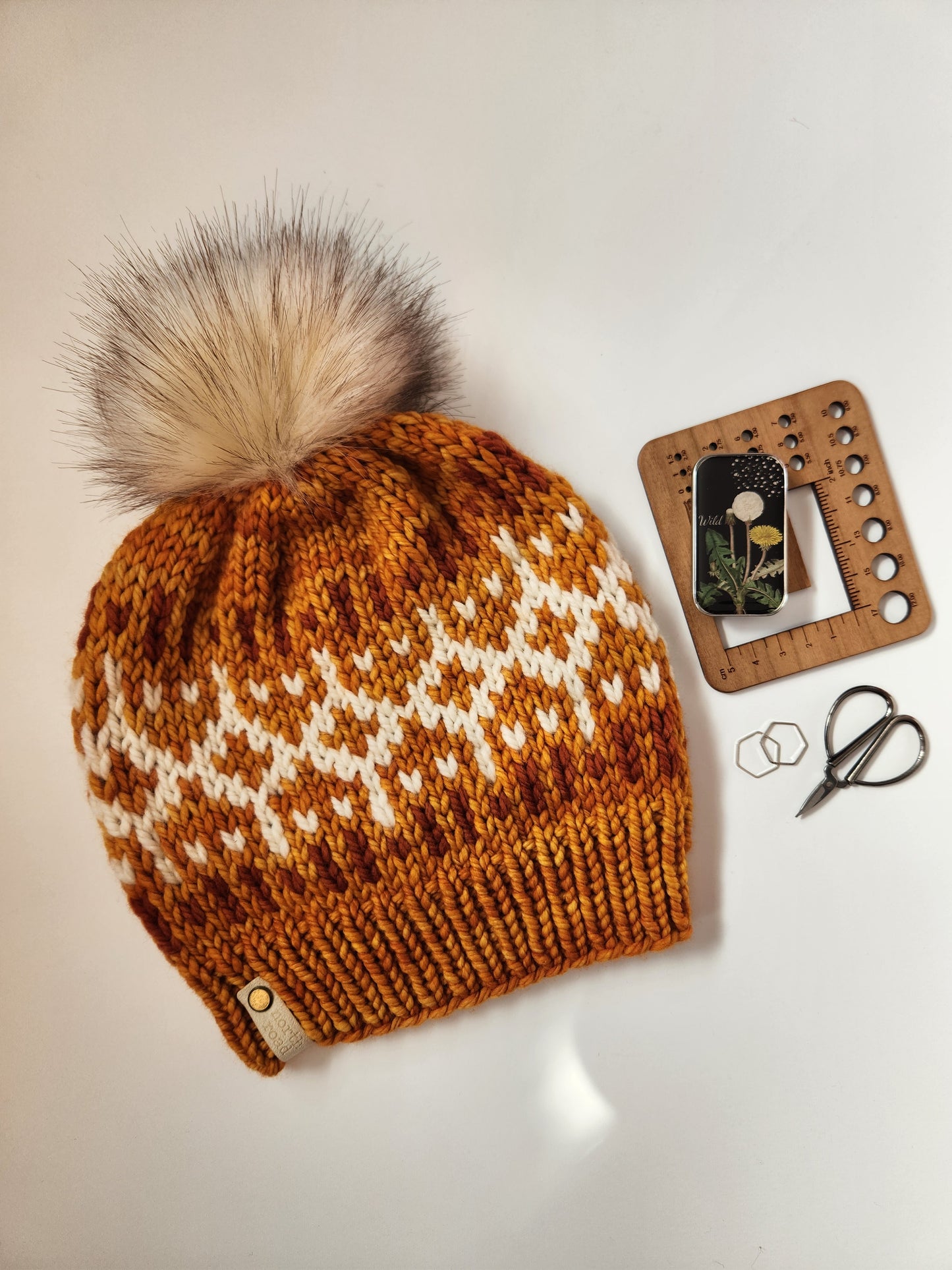 Merino Wool Pom Hat