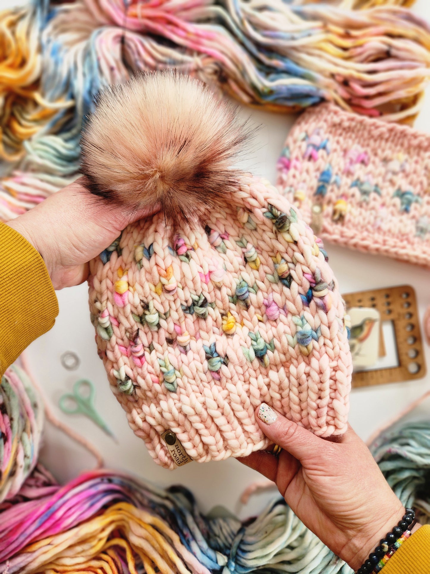 Merino Wool Pom Hat