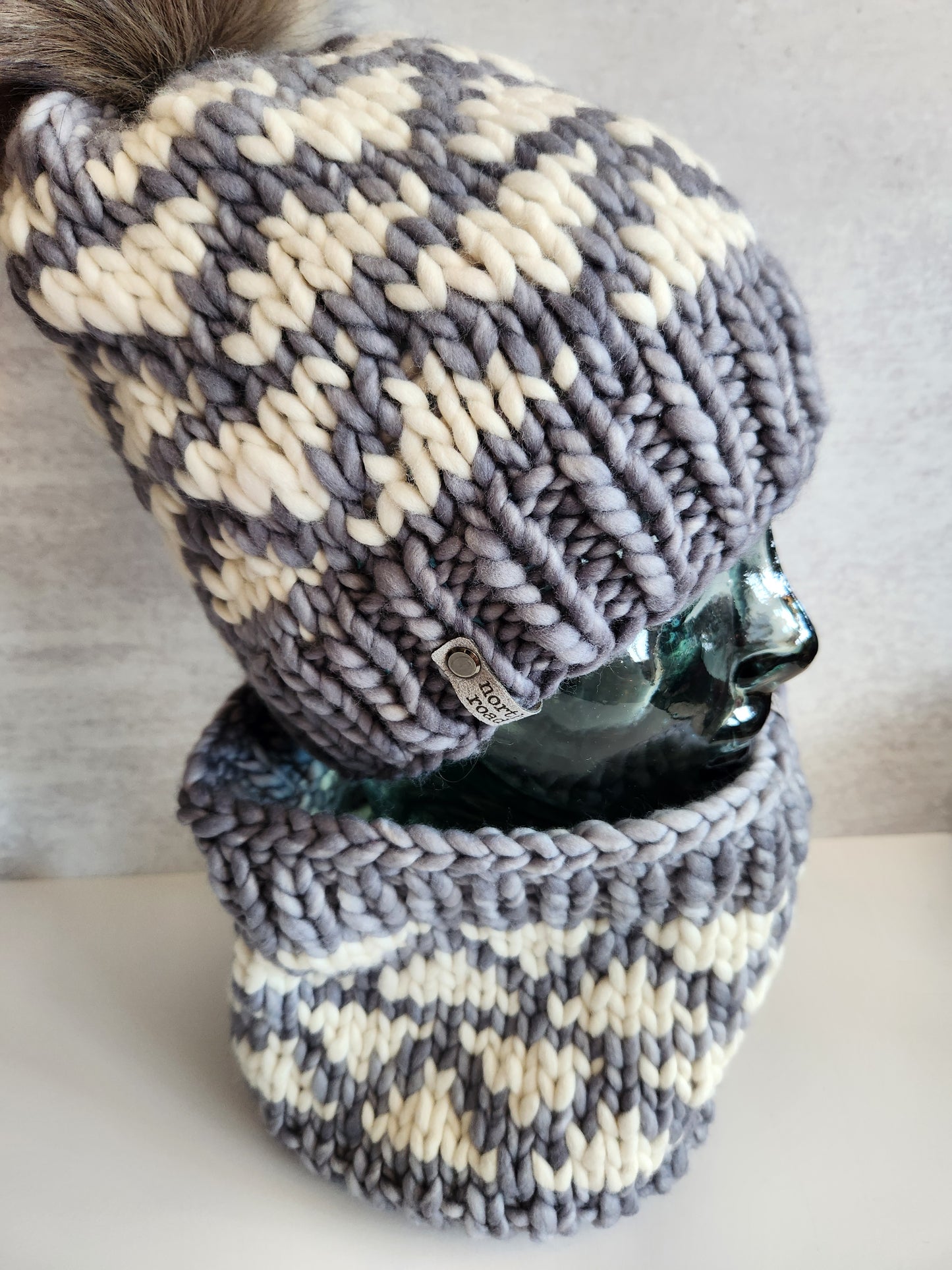 Merino Wool Hat and Cowl Set