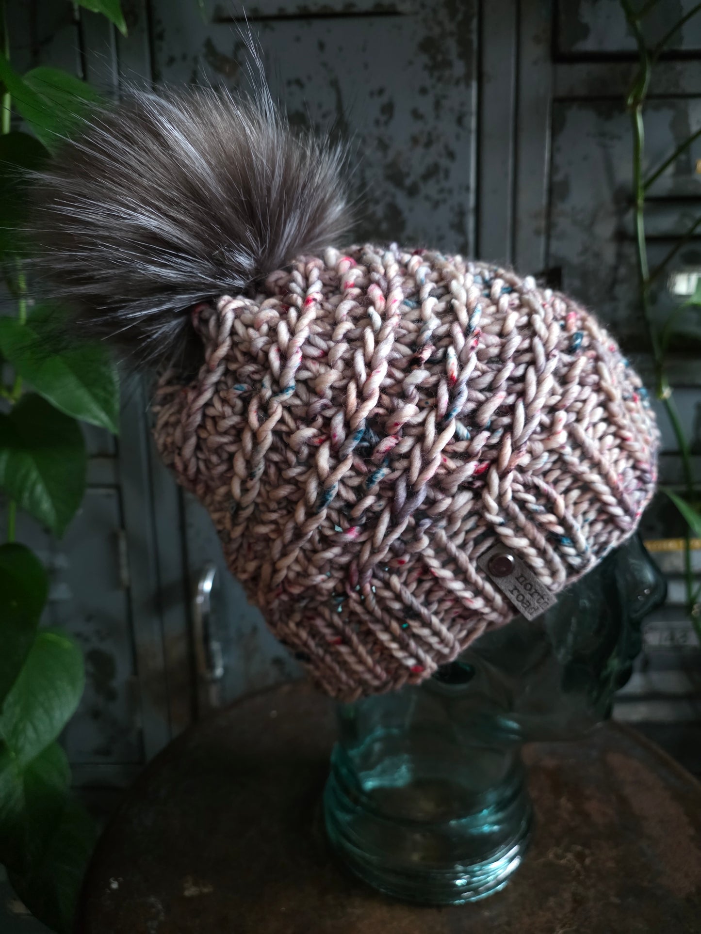 Merino Wool Pom Hat