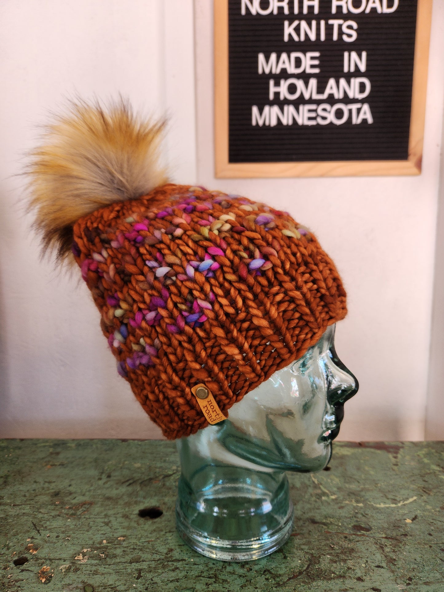 Merino Wool Pom Hat