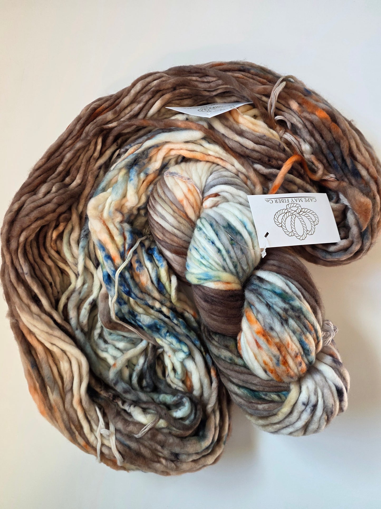 Cape May Fiber | Super Bulky Superwash | Pumpkin Latte