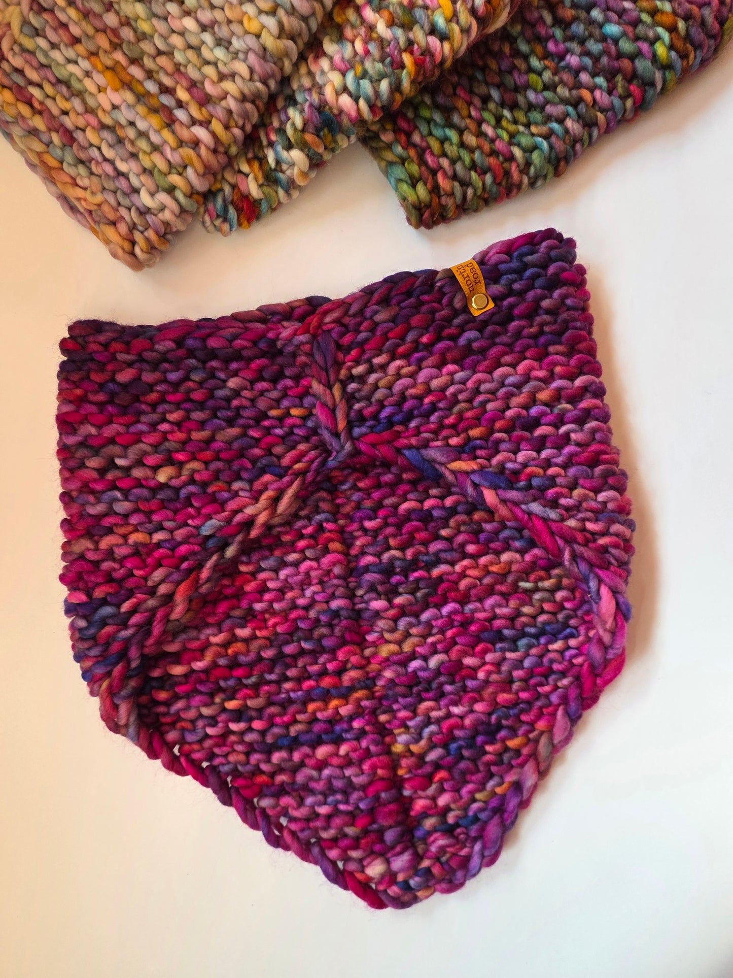 Merino Wool Bandana Cowl