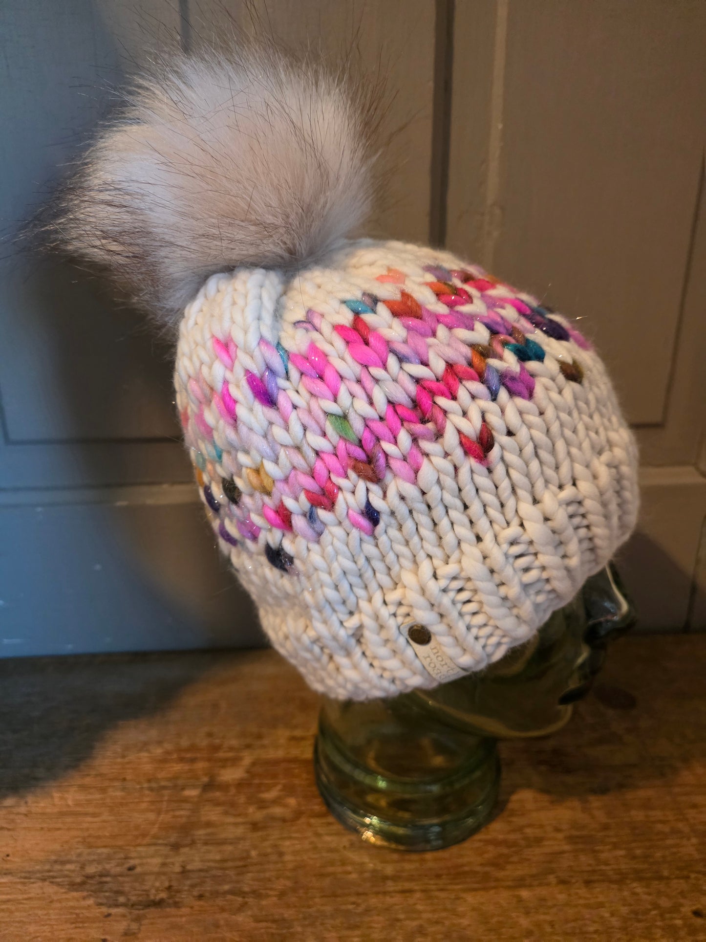 Merino Wool Pom Hat