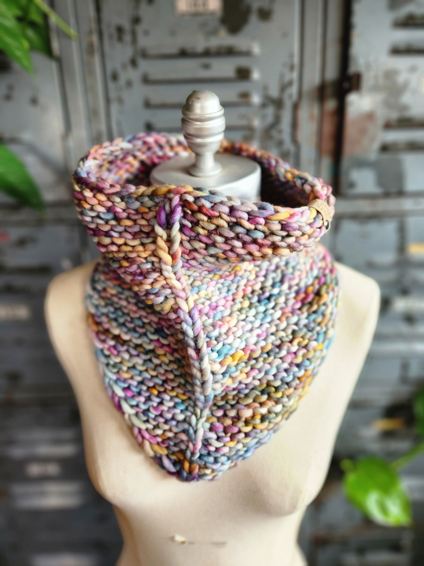 Merino Wool Bandana Cowl