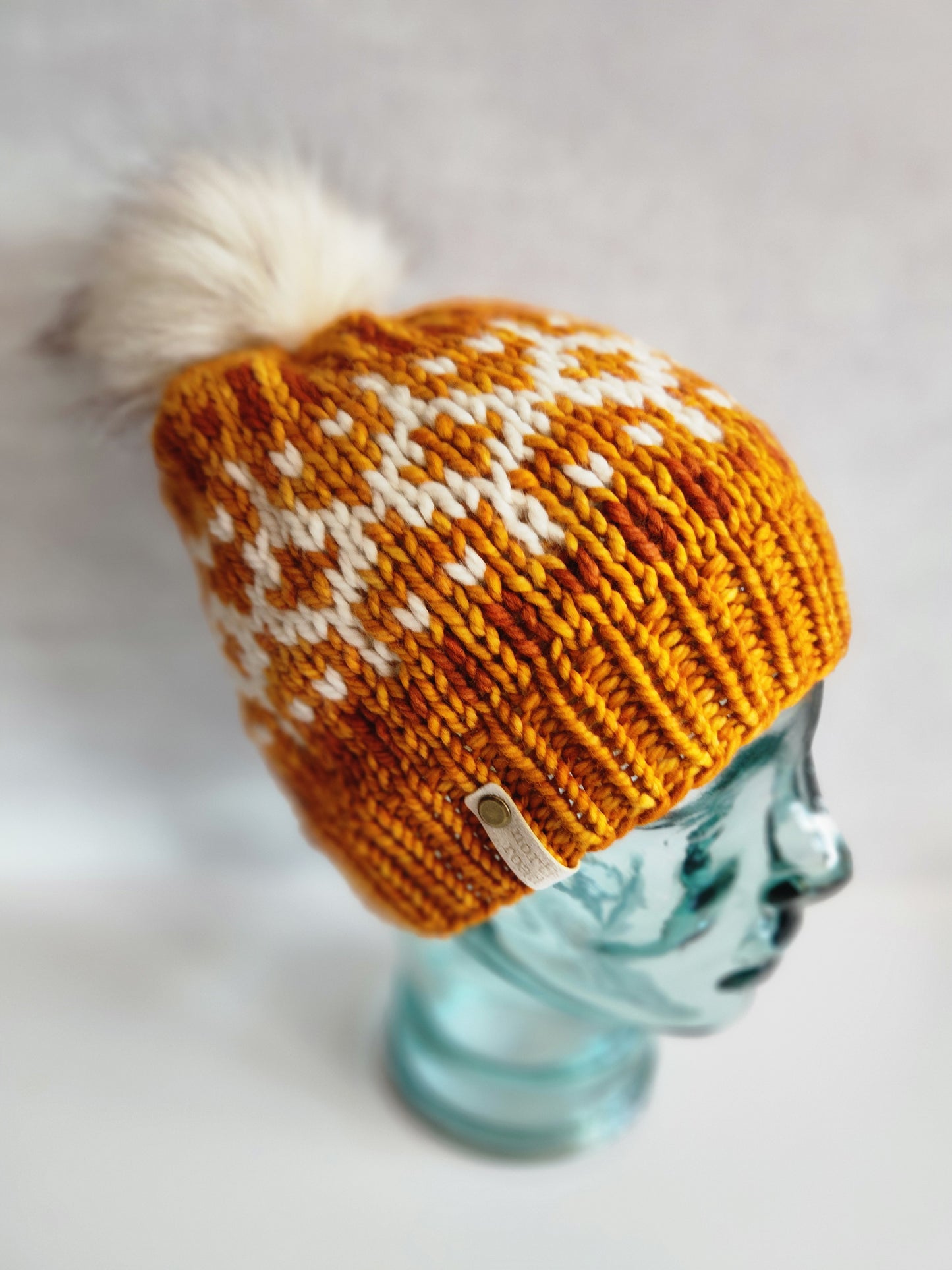 Merino Wool Pom Hat