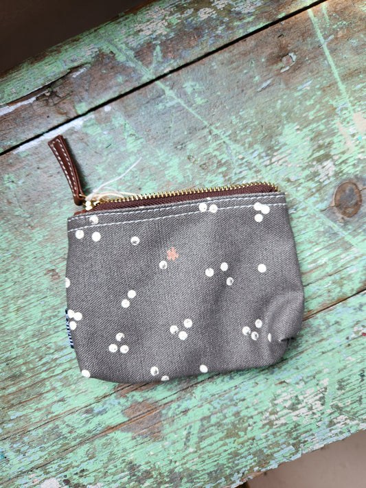 Knitting Project Bag, Small Zipper Pouch, Nochi