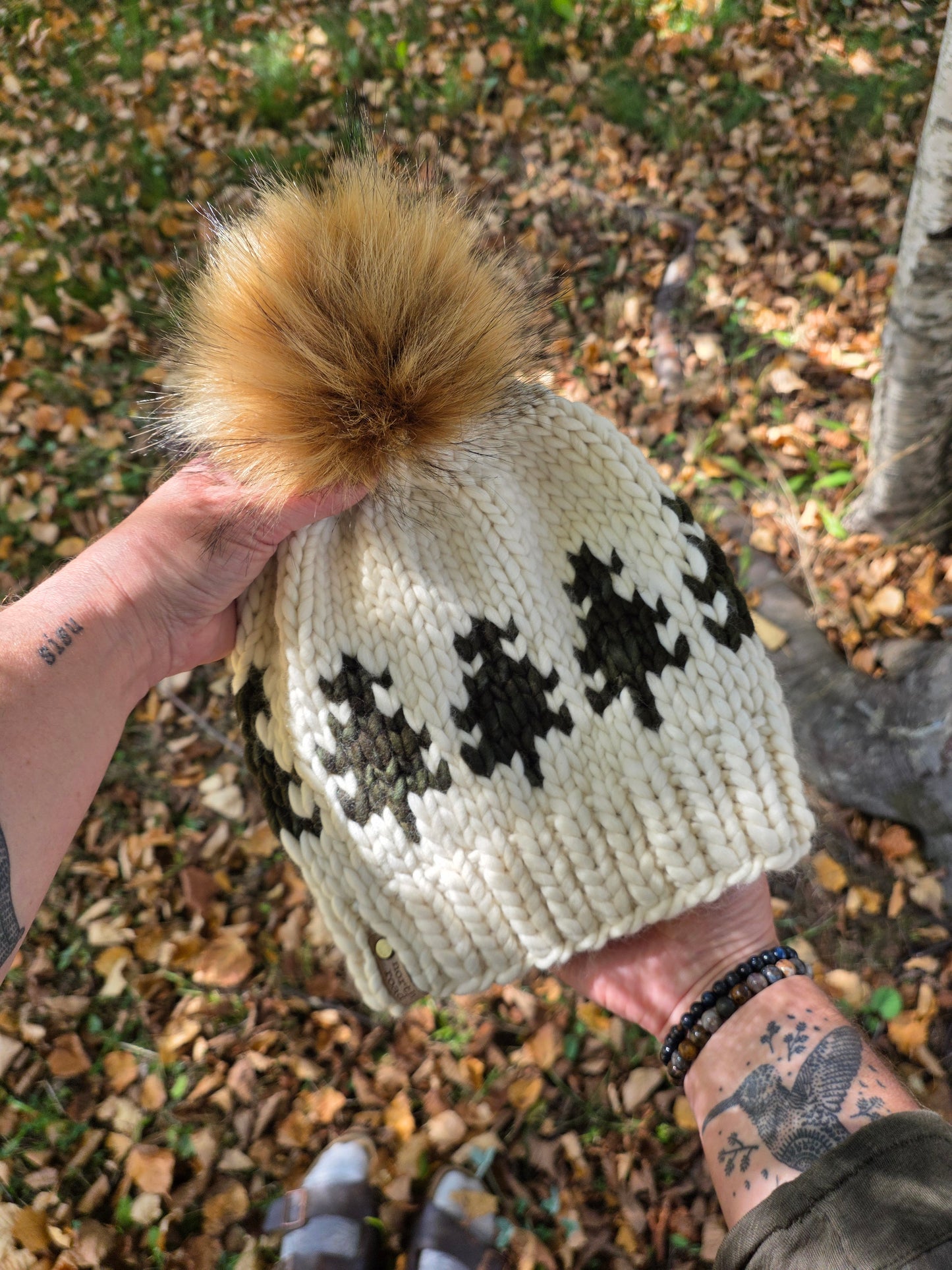 Just Trees Hat Knitting Pattern