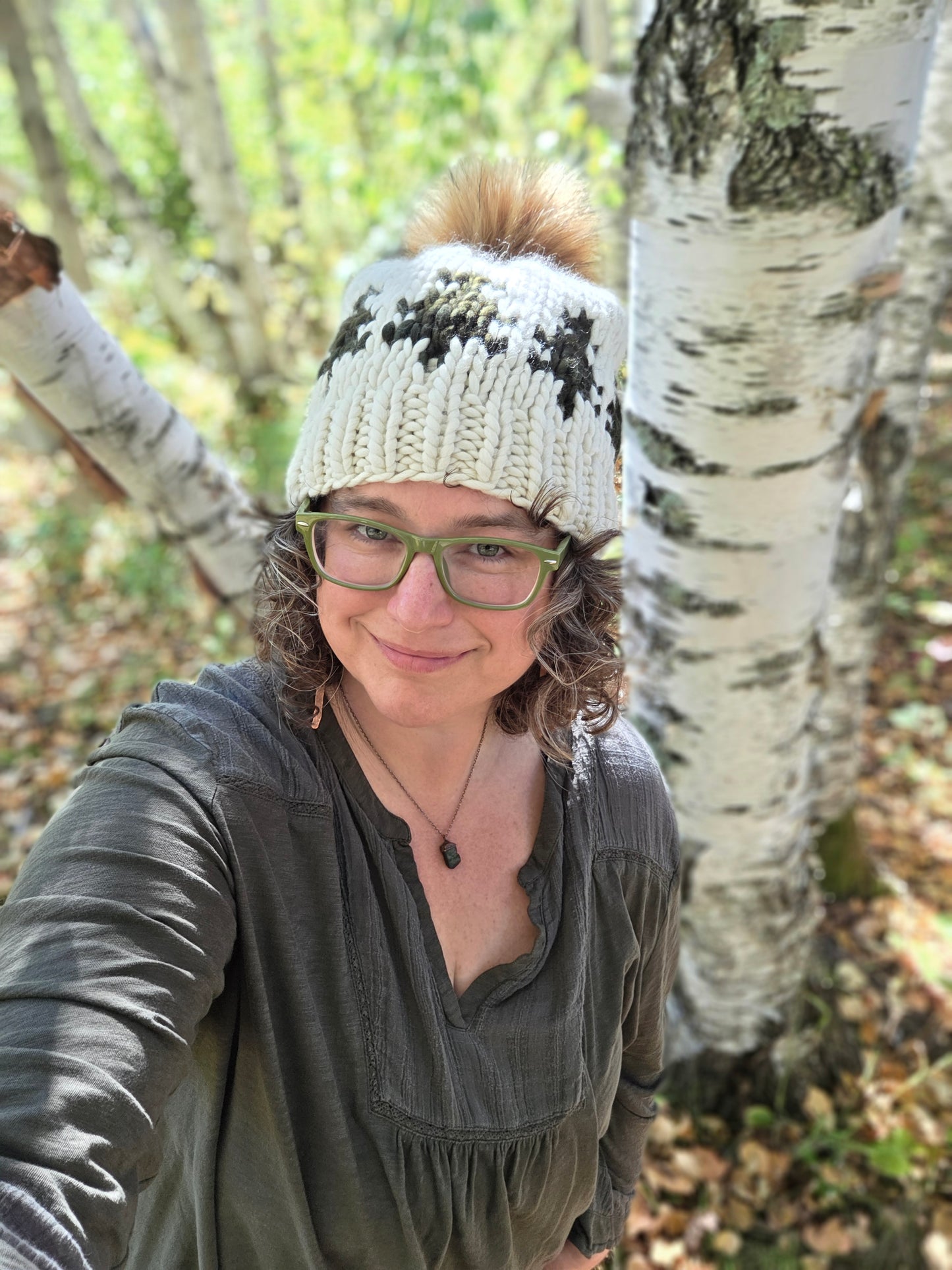 Just Trees Hat Knitting Pattern