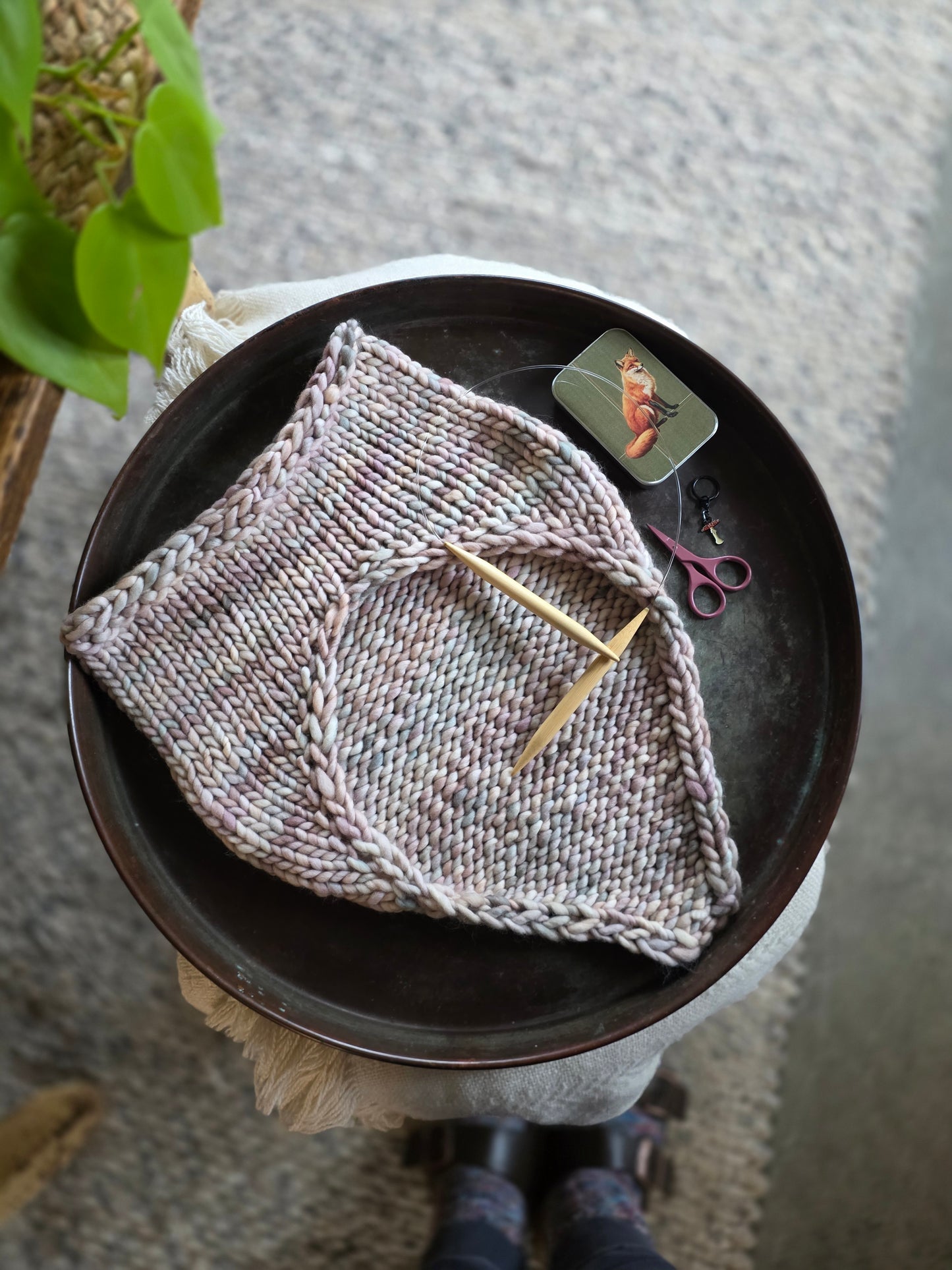 Basalt Bandana Cowl Knitting Pattern