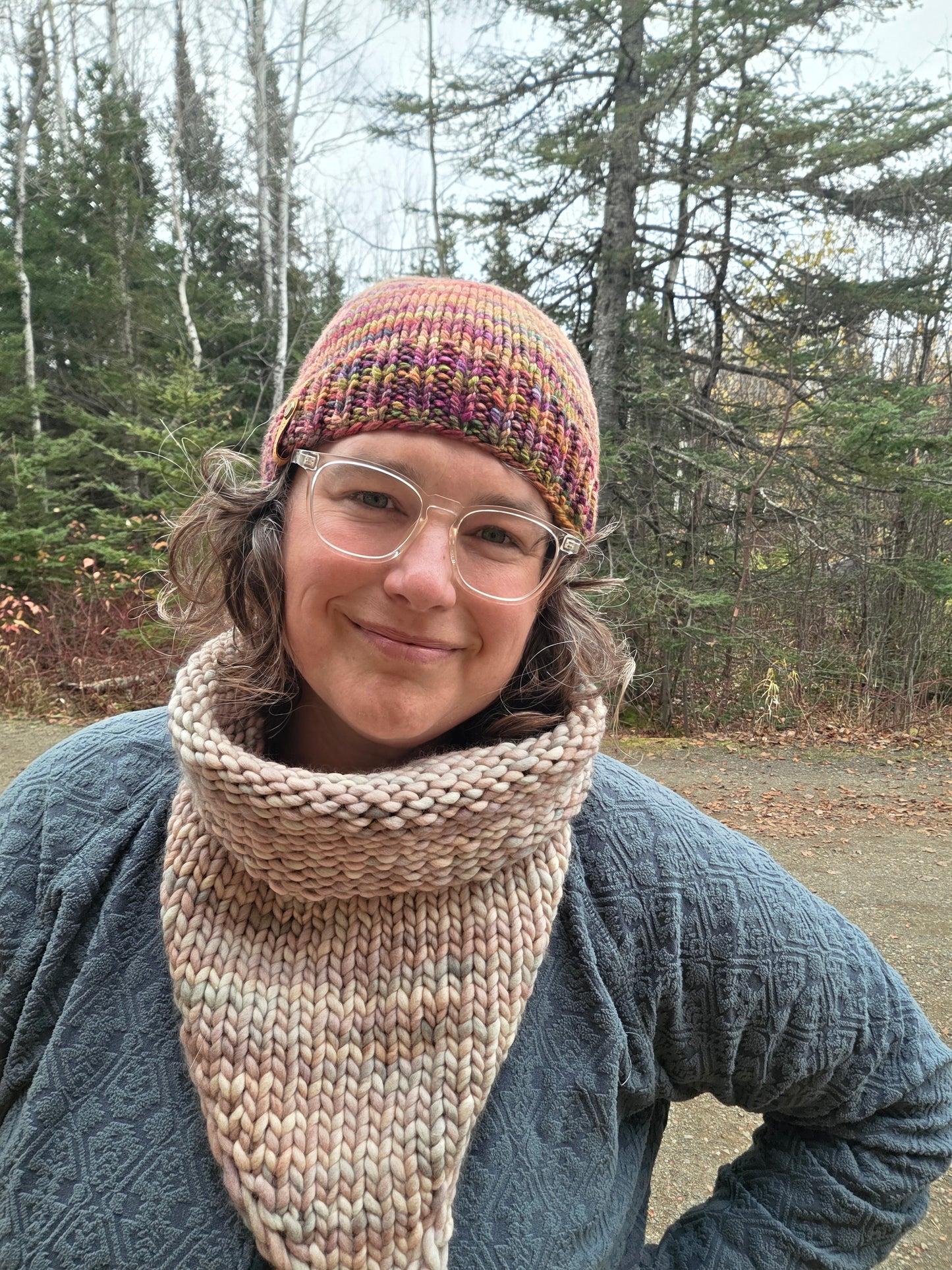 Basalt Bandana Cowl Knitting Pattern