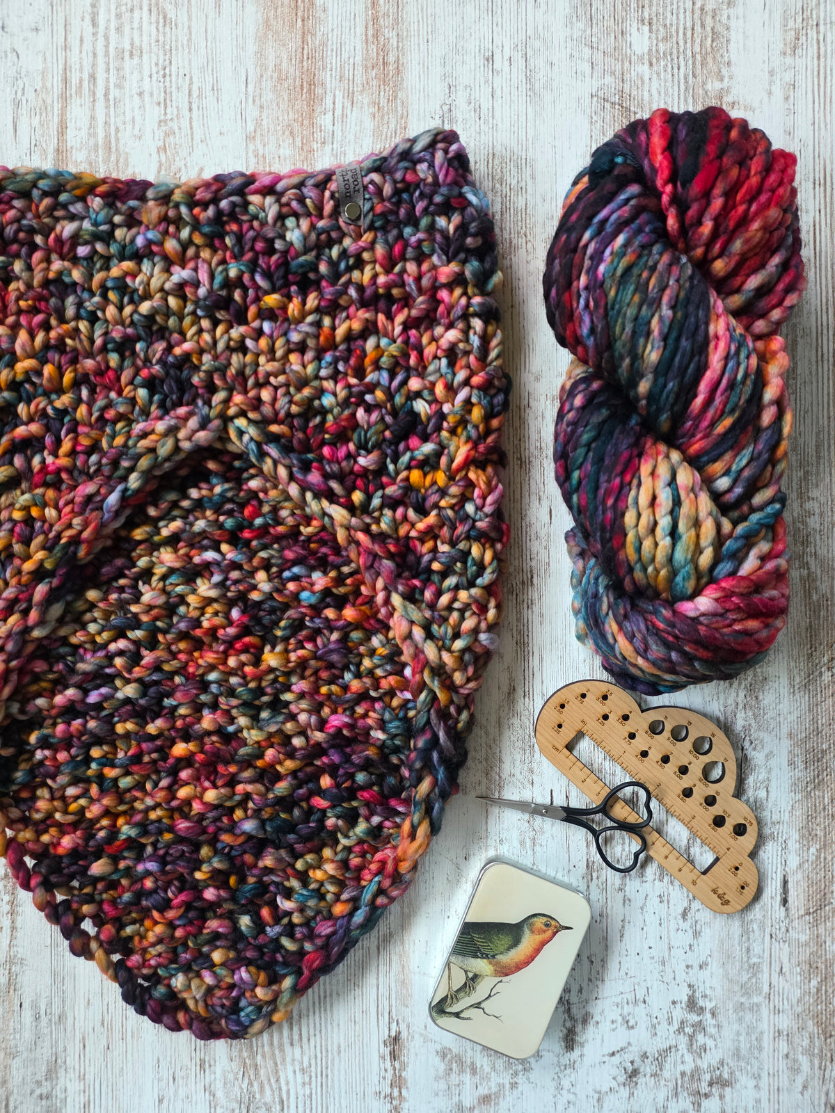Merino Wool Bandana Cowl