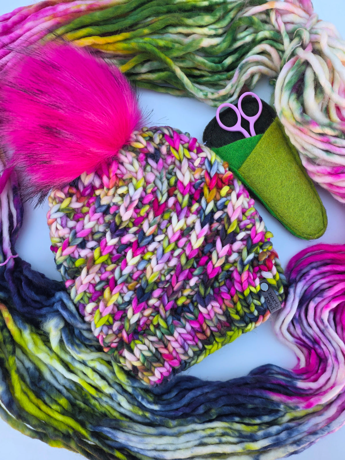 Merino Wool Pom Hat