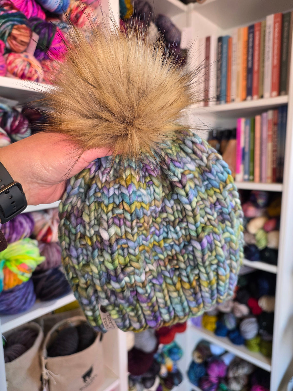 Merino Wool Pom Hat