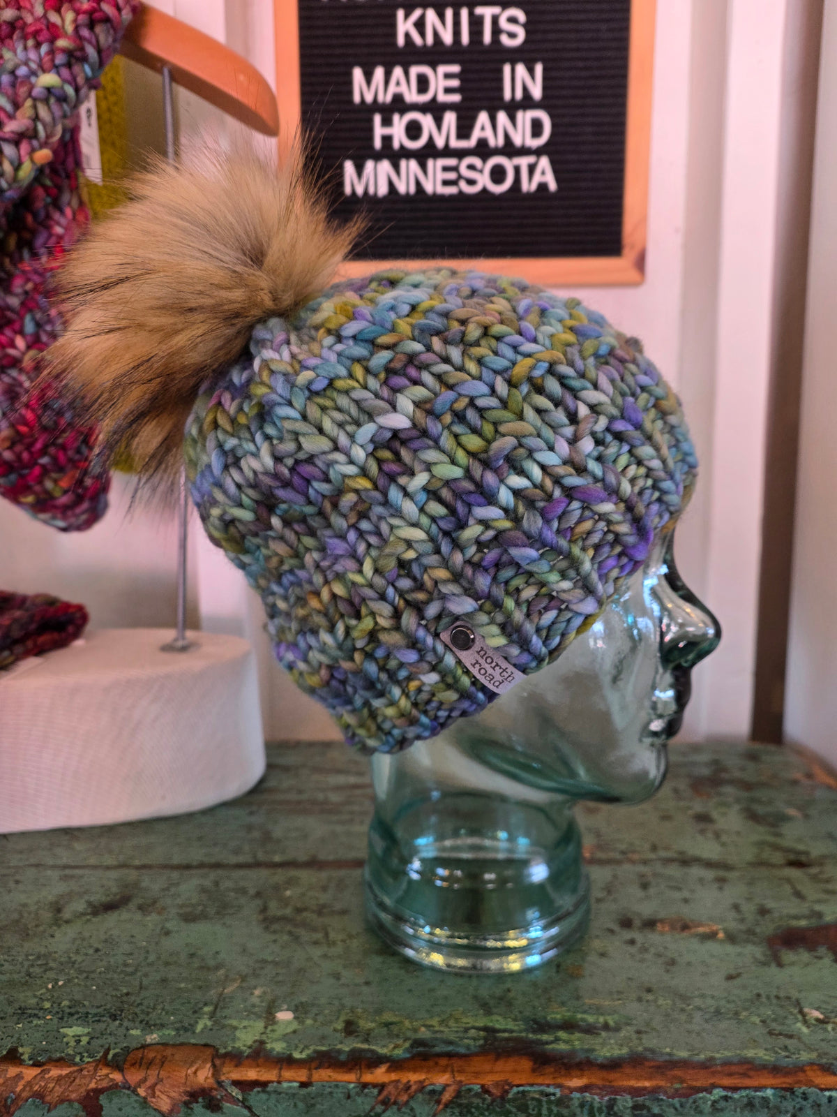 Merino Wool Pom Hat