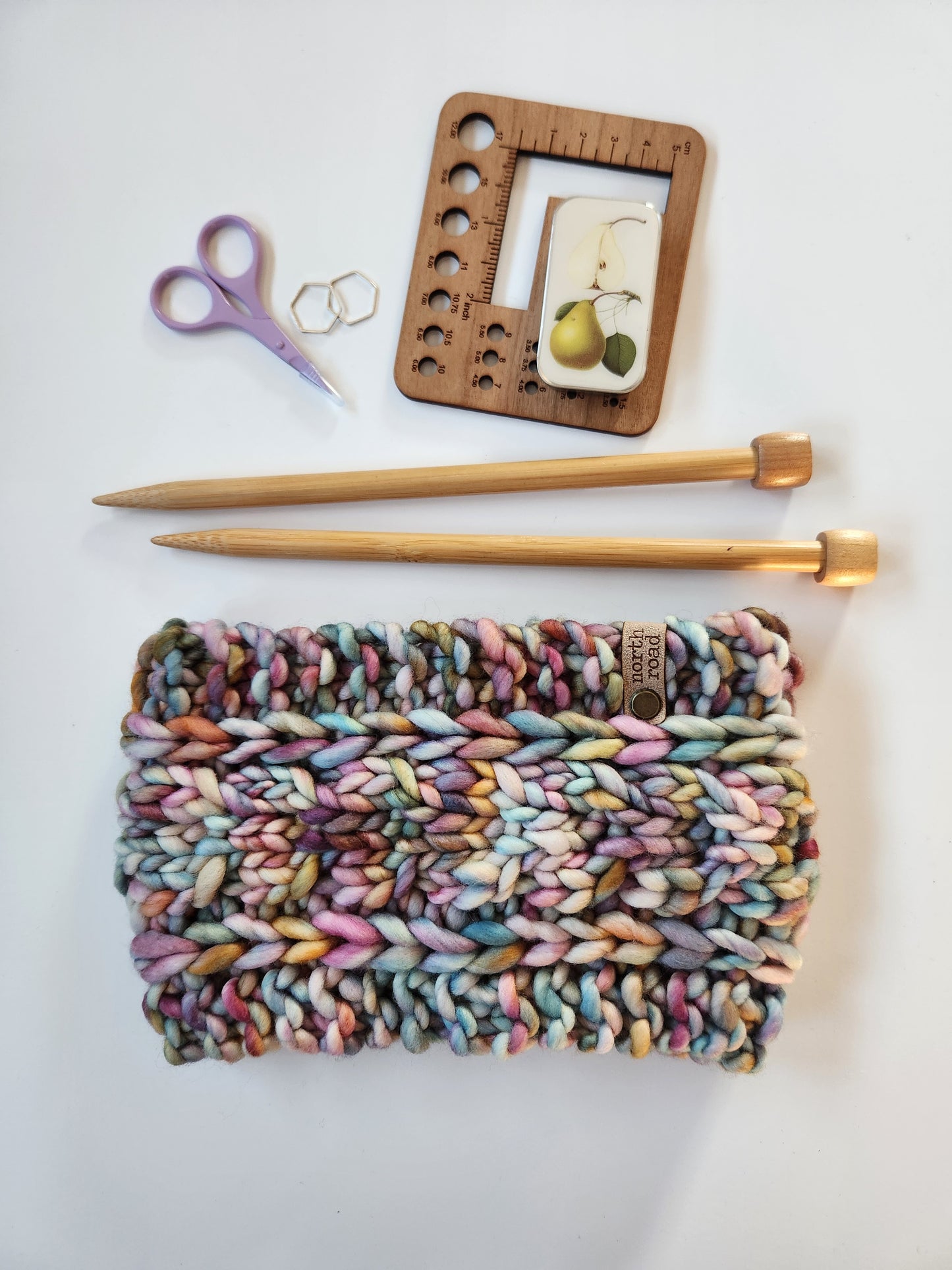Circle of Pines Headband Knitting Pattern