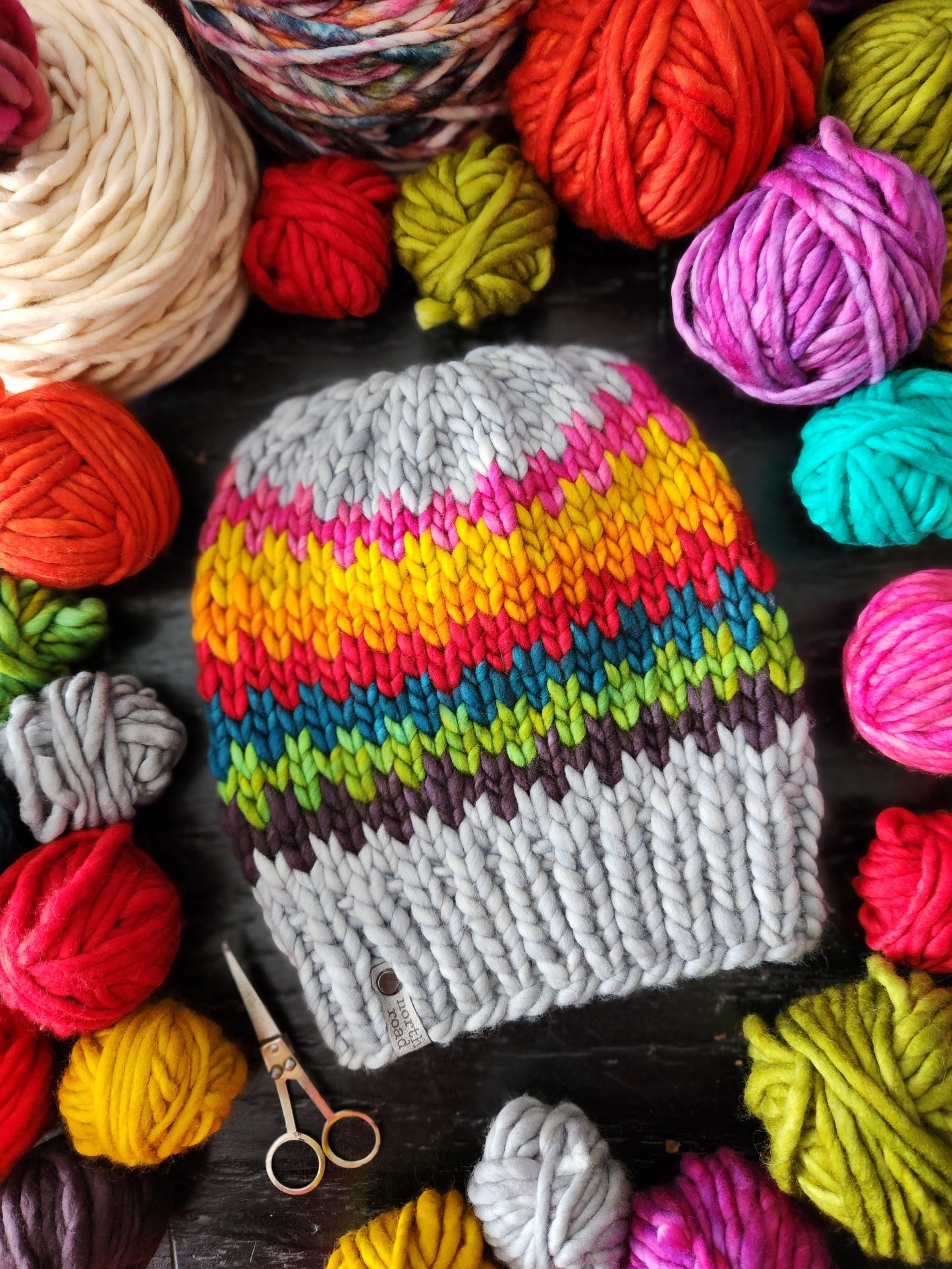 Every Little Bit Beanie Knitting Pattern