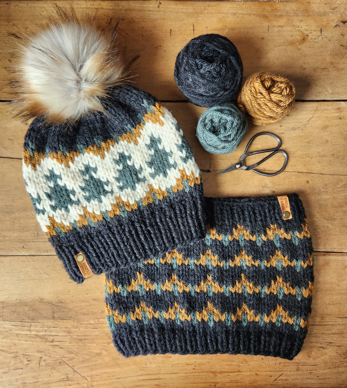 Gunflint Pines Hat Bulky Knitting Pattern