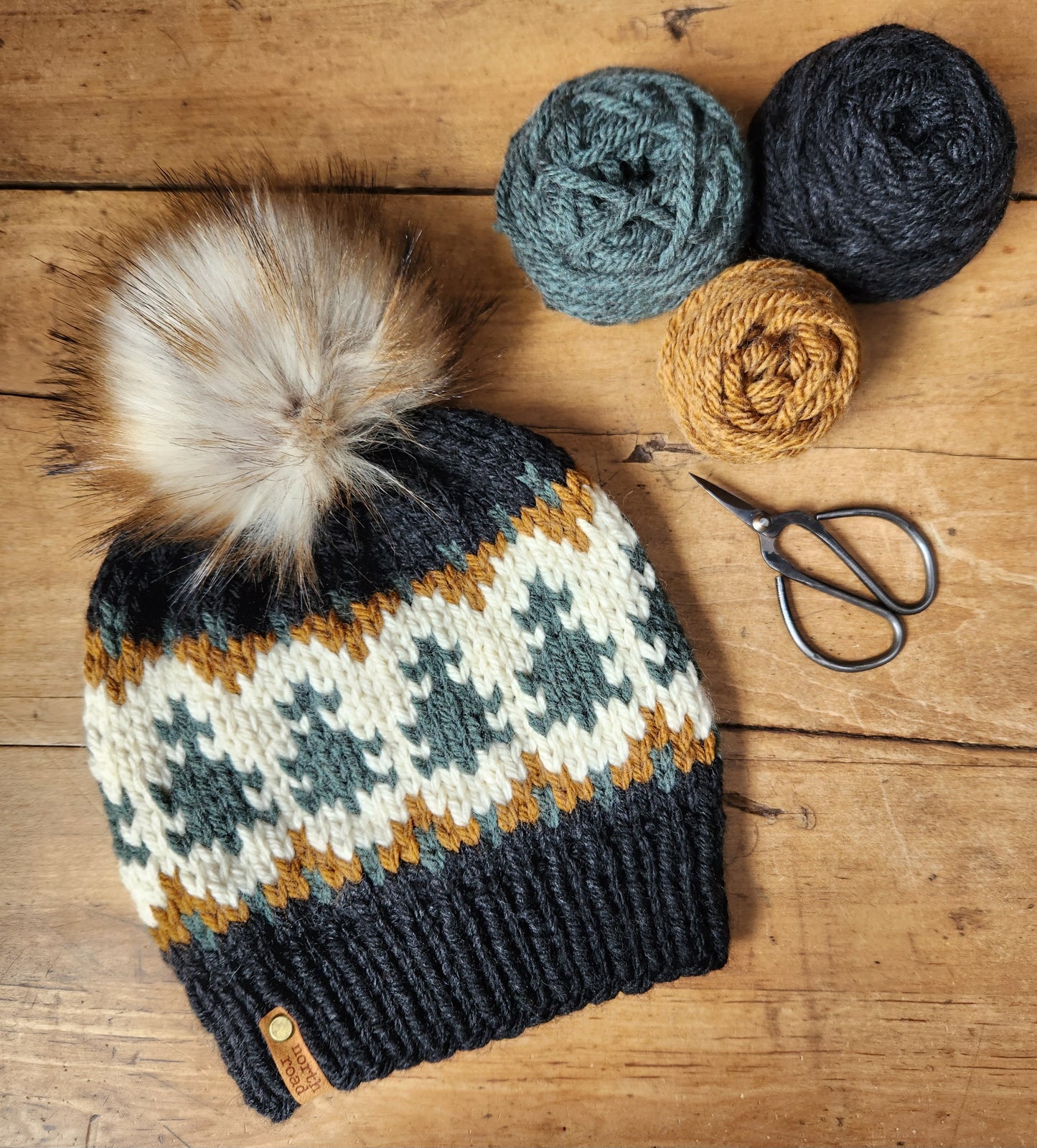 Gunflint Pines Hat Bulky Knitting Pattern