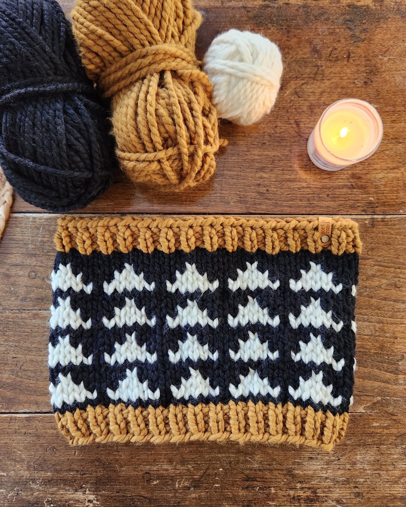 Campground Cowl Knitting Pattern North Road Knits