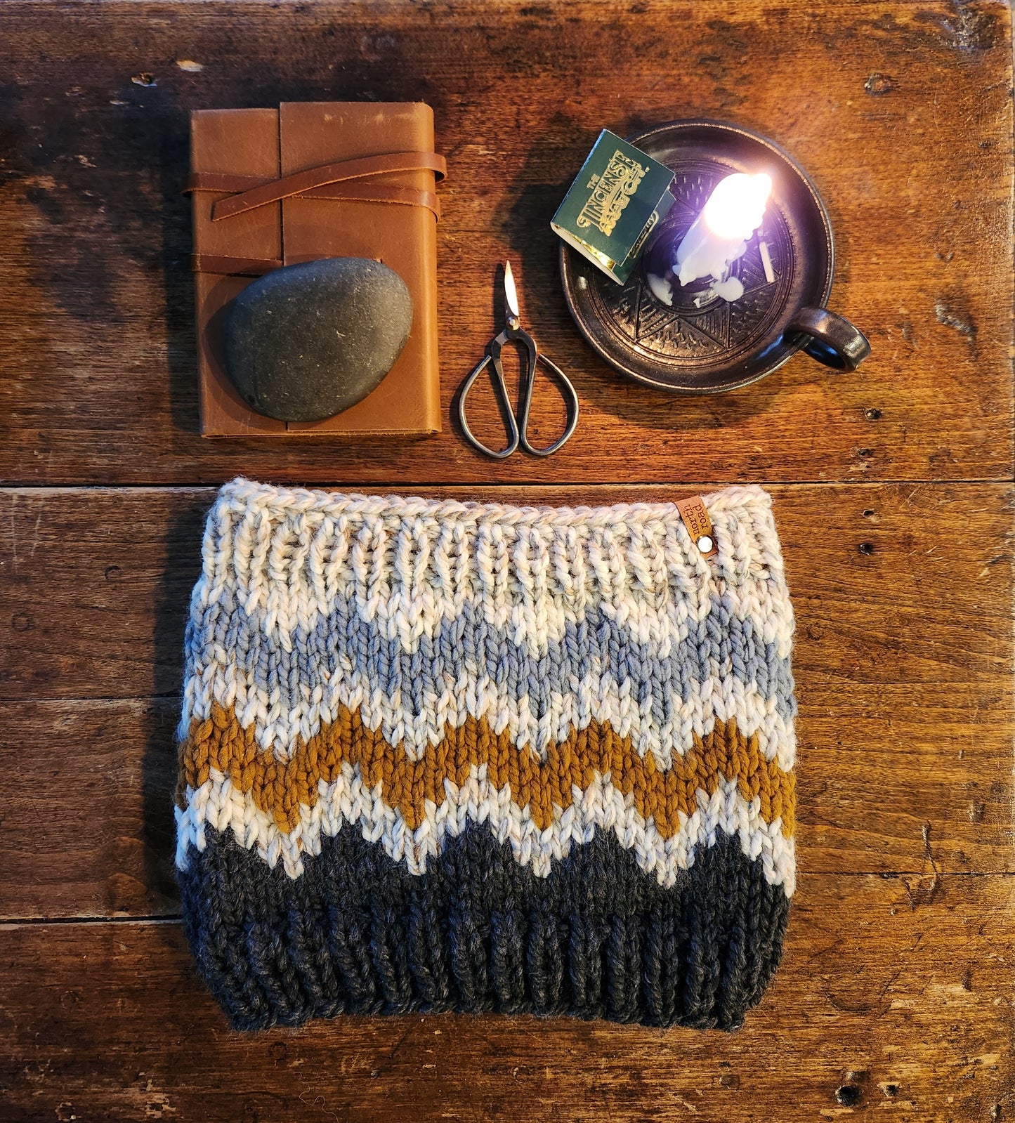 Spruce Point Cowl Knitting Pattern