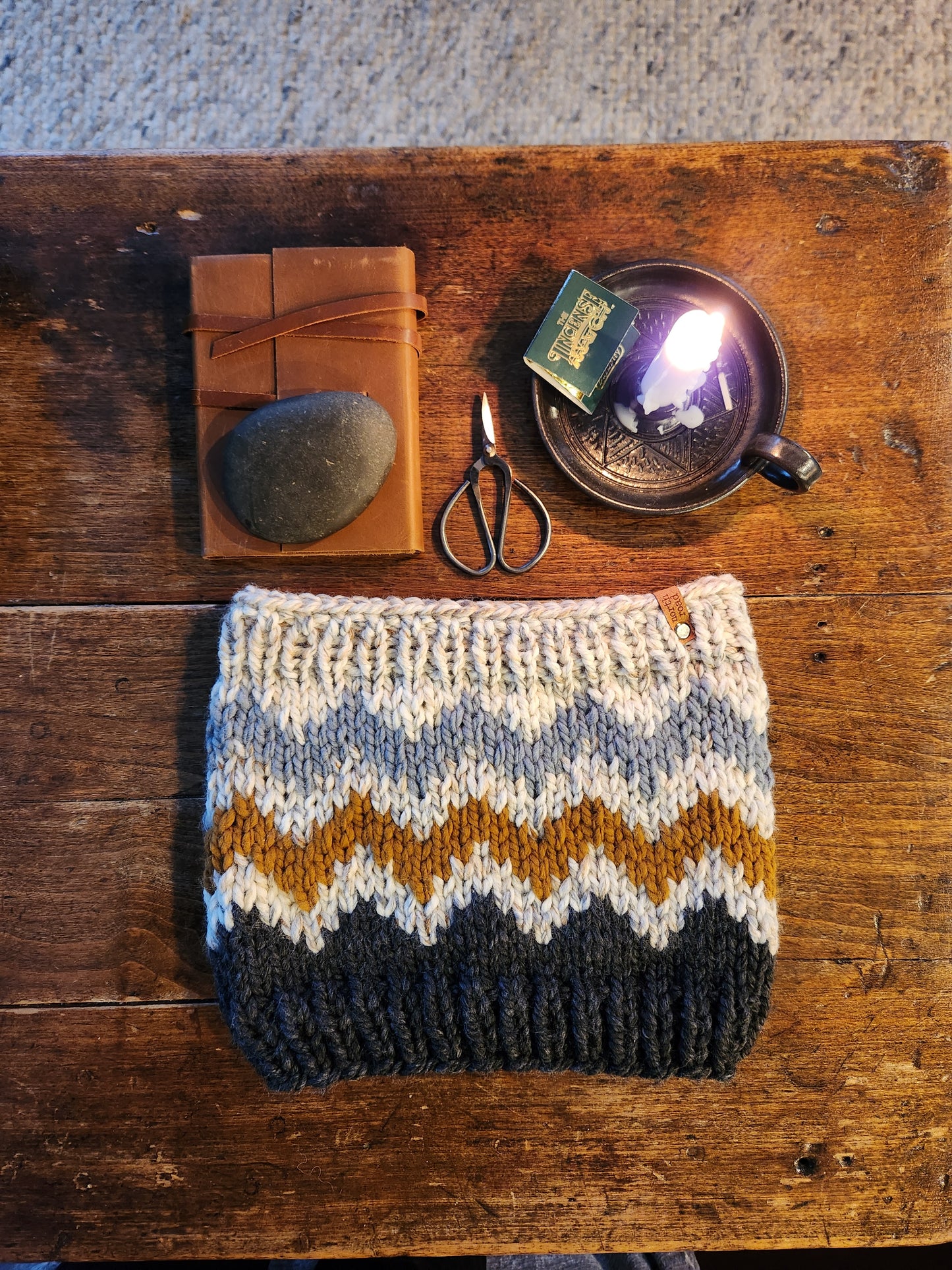 Spruce Point Cowl Knitting Pattern