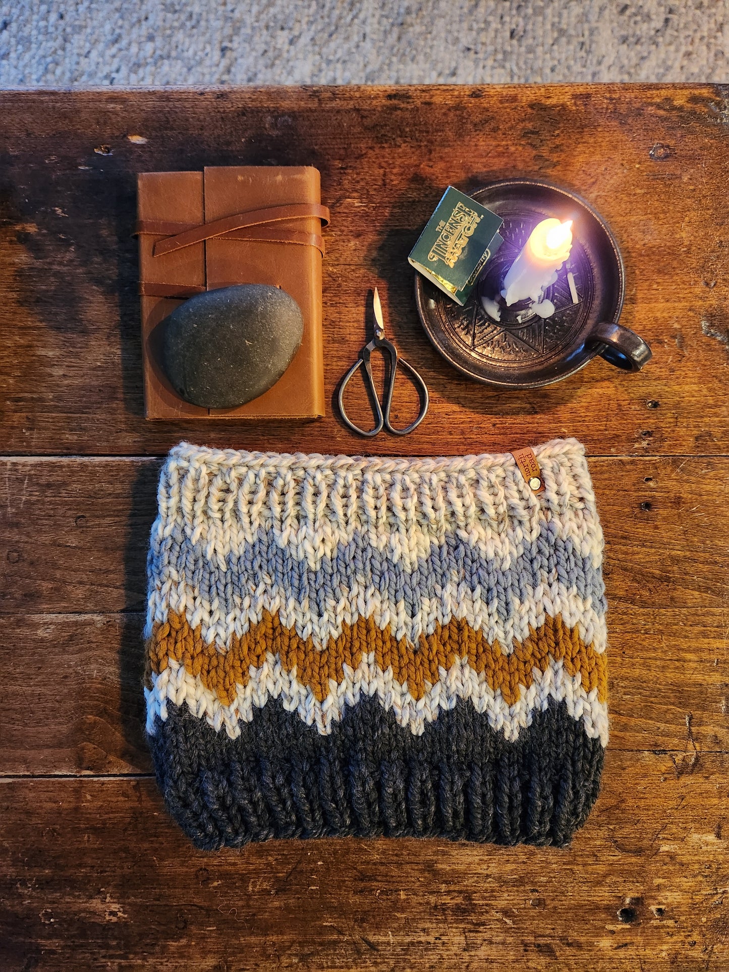 Spruce Point Cowl Knitting Pattern