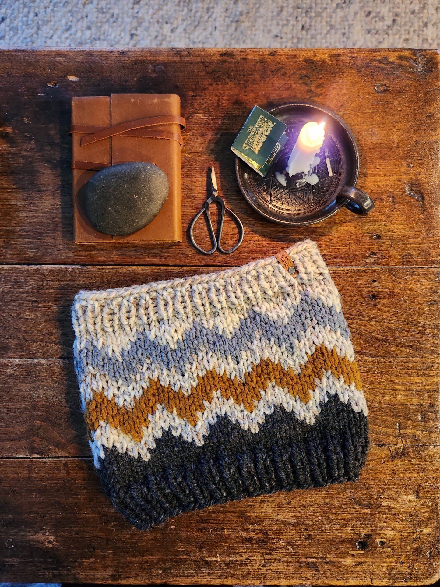 Spruce Point Cowl Knitting Pattern