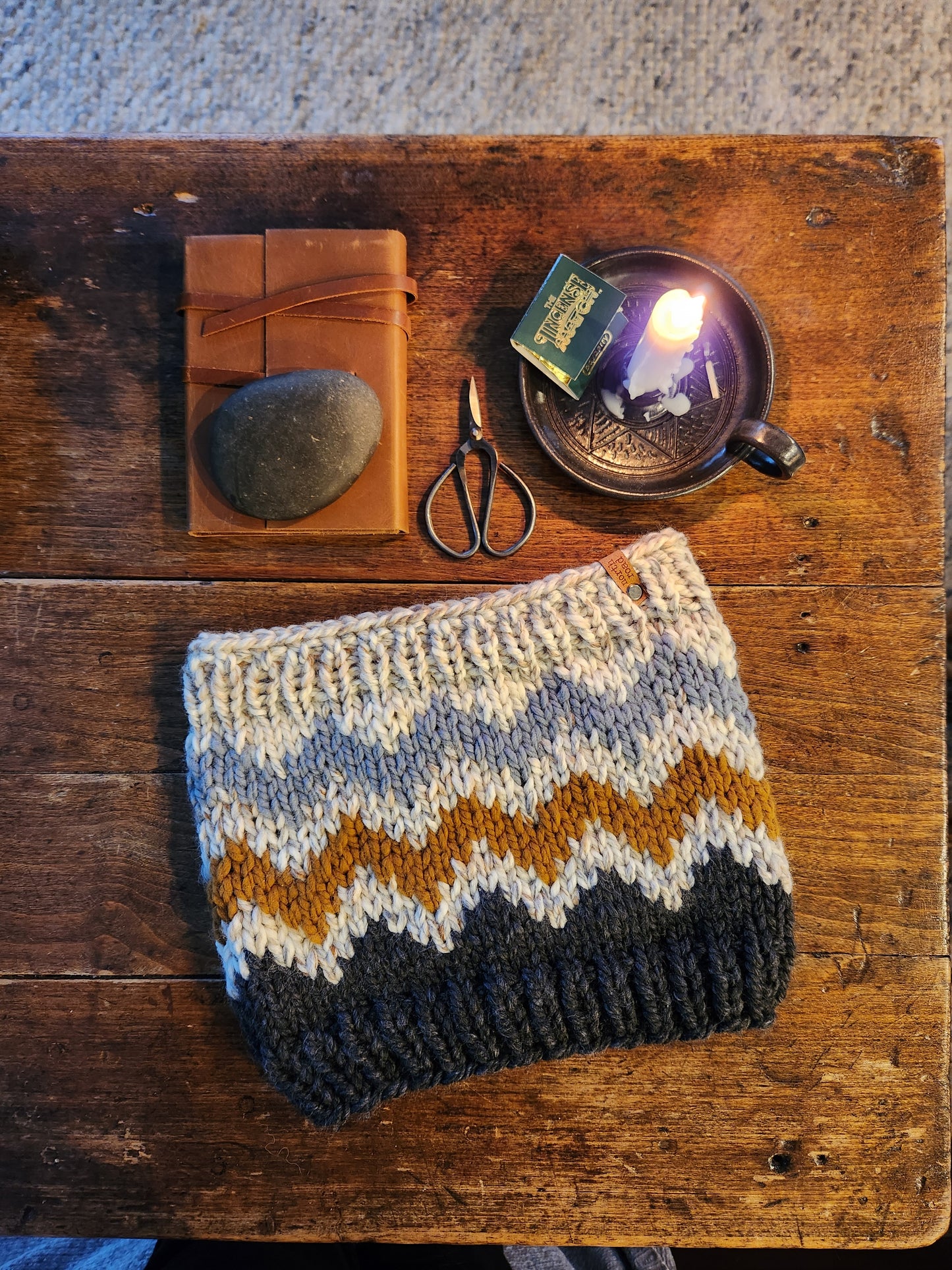 Spruce Point Cowl Knitting Pattern