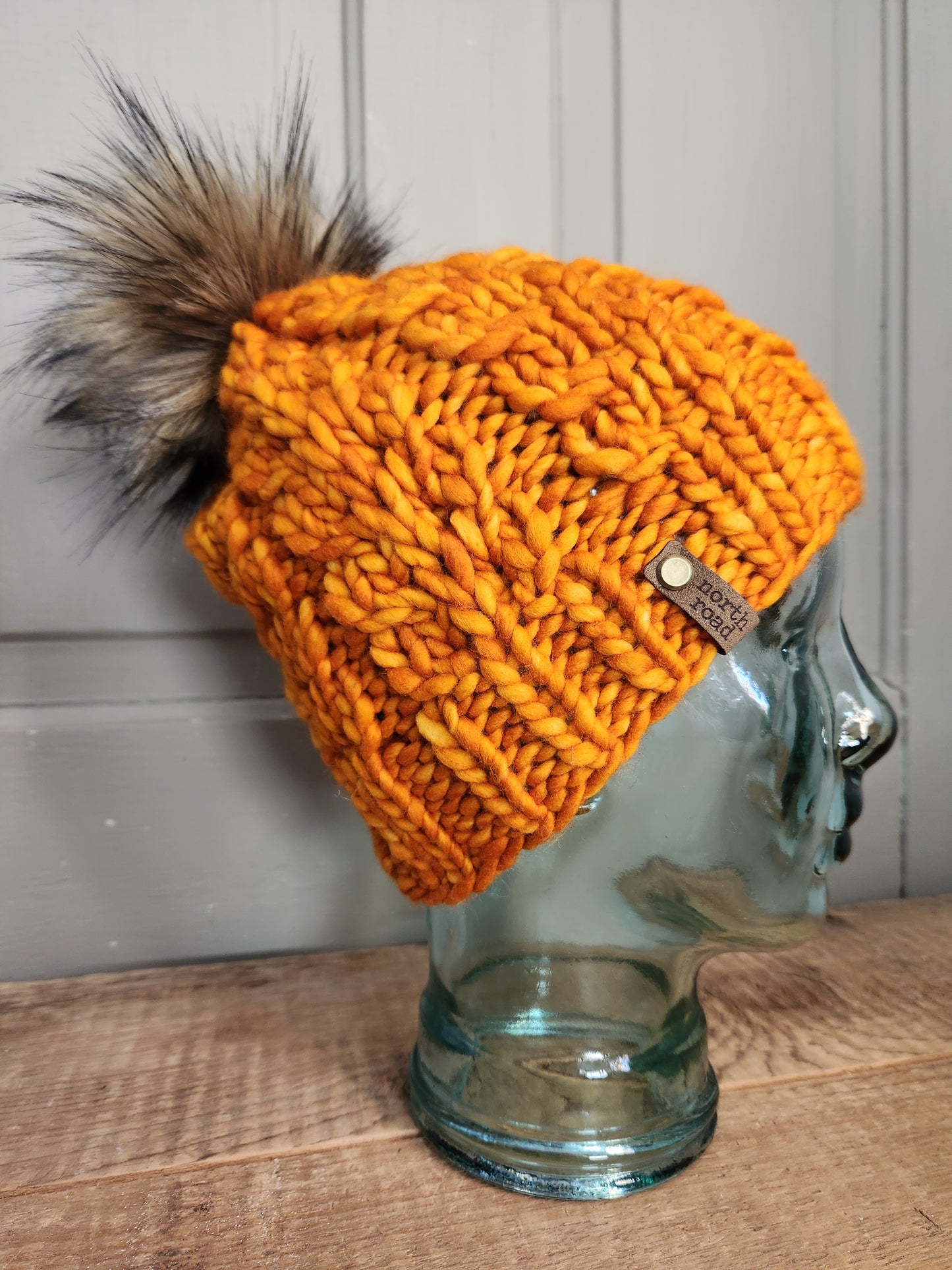 Merino Wool Pom Hat