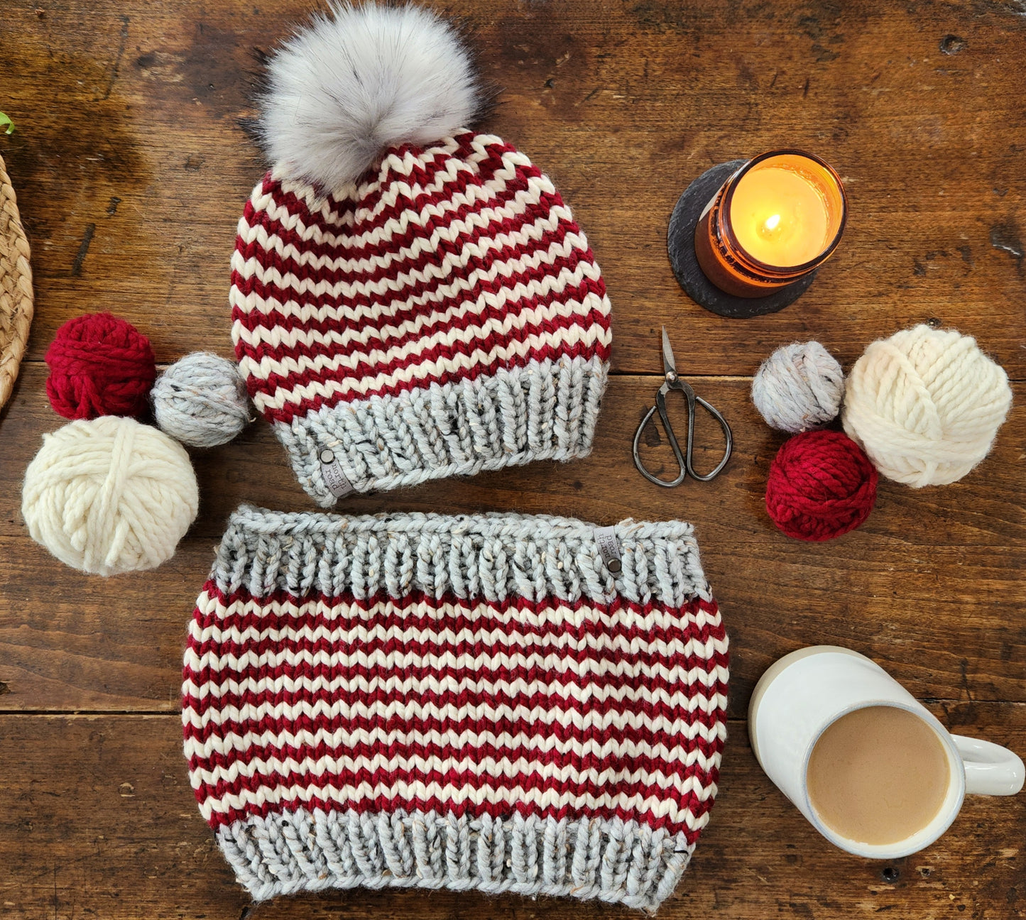 Sugar Twist Hat Knitting Pattern