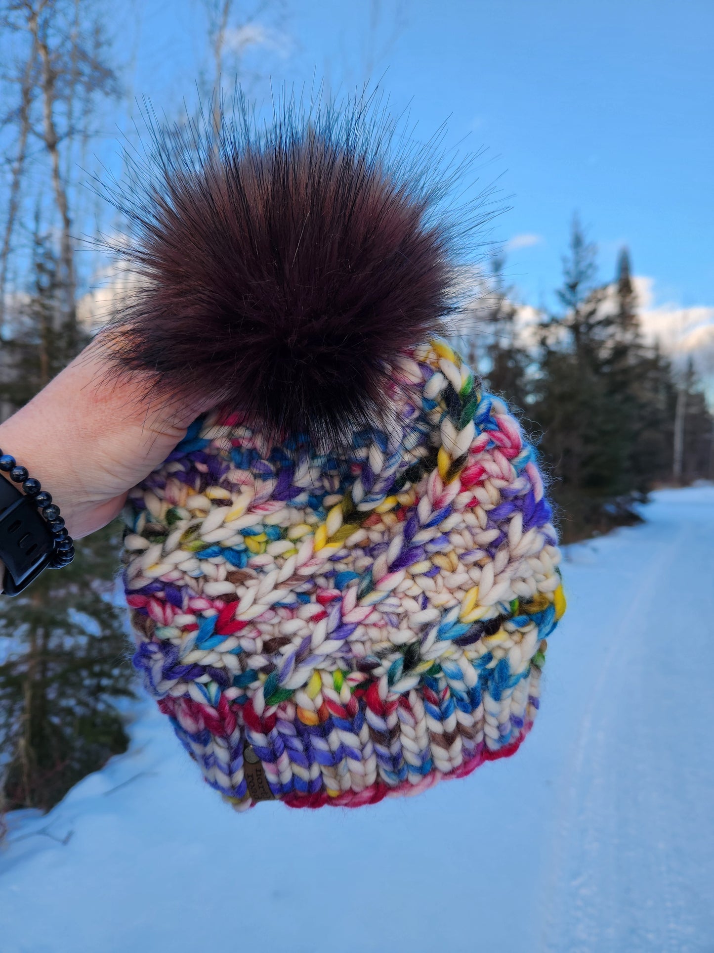 Merino Wool Pom Hat